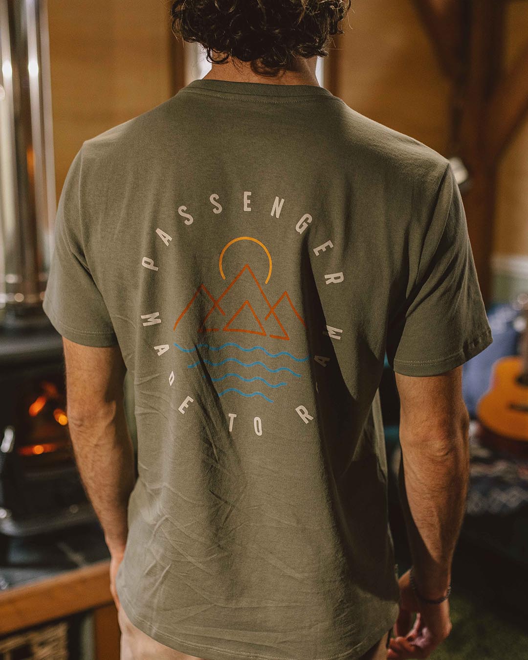 Escapism T-Shirt - Dusty Olive - Image 5