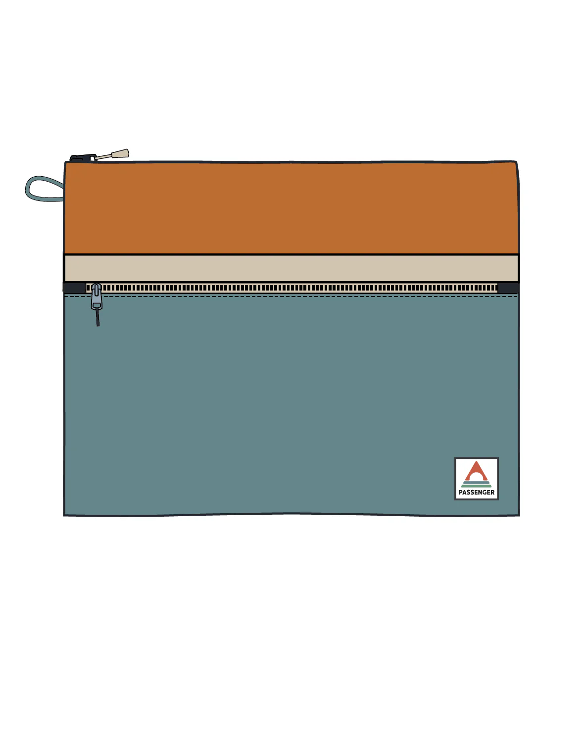 Essentials Pouch - Arctic/Retro Orange - Image 7