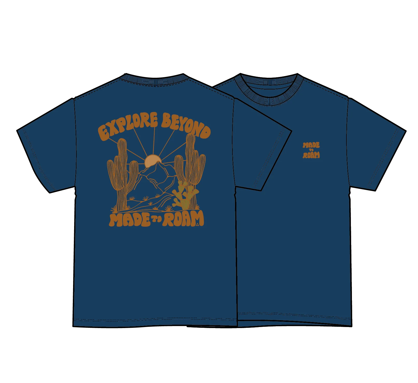 Explore Beyond T-Shirt - Blue Navy - Image 6