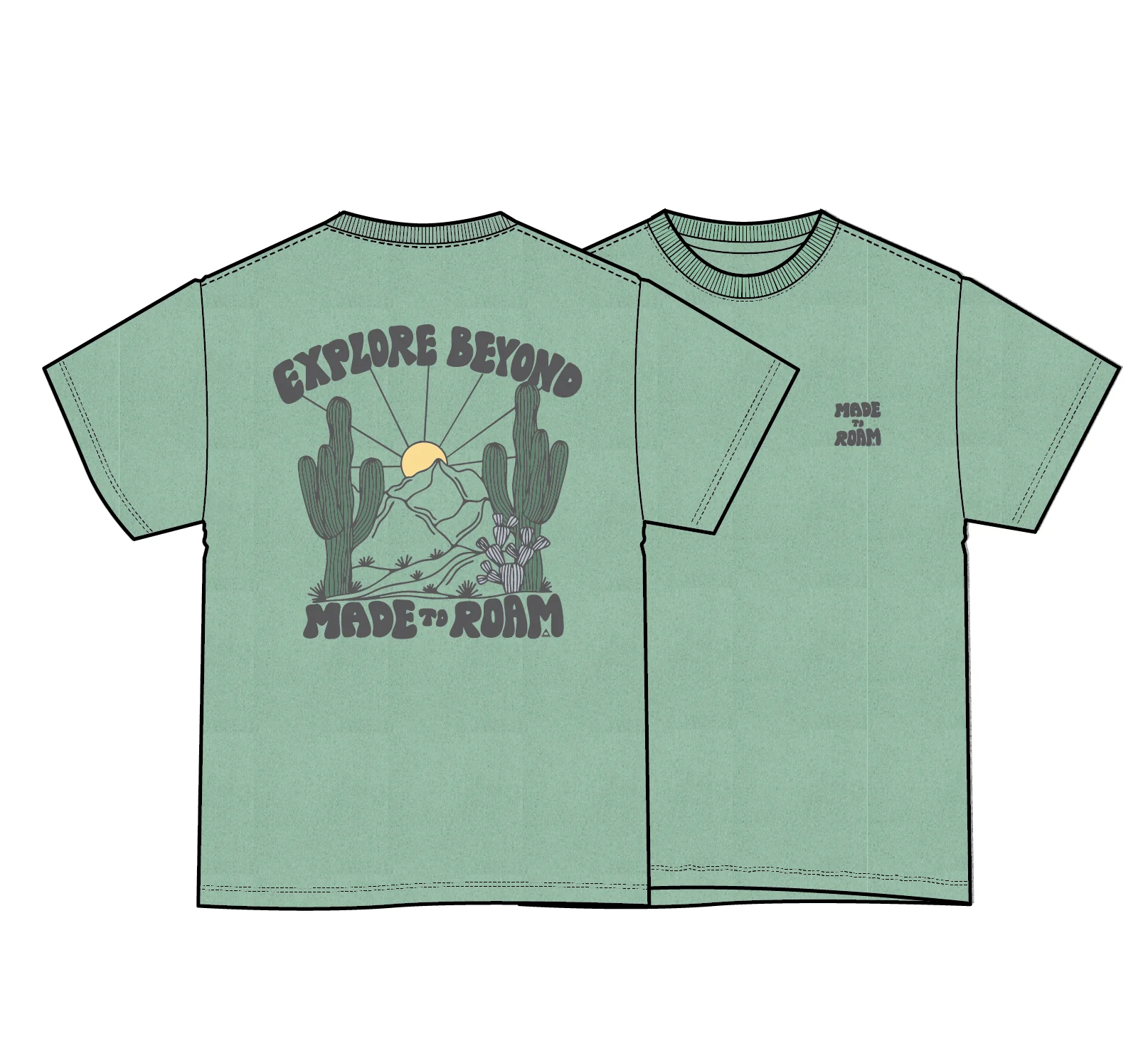 Explore Beyond T-Shirt - Seafoam Marl - Image 7