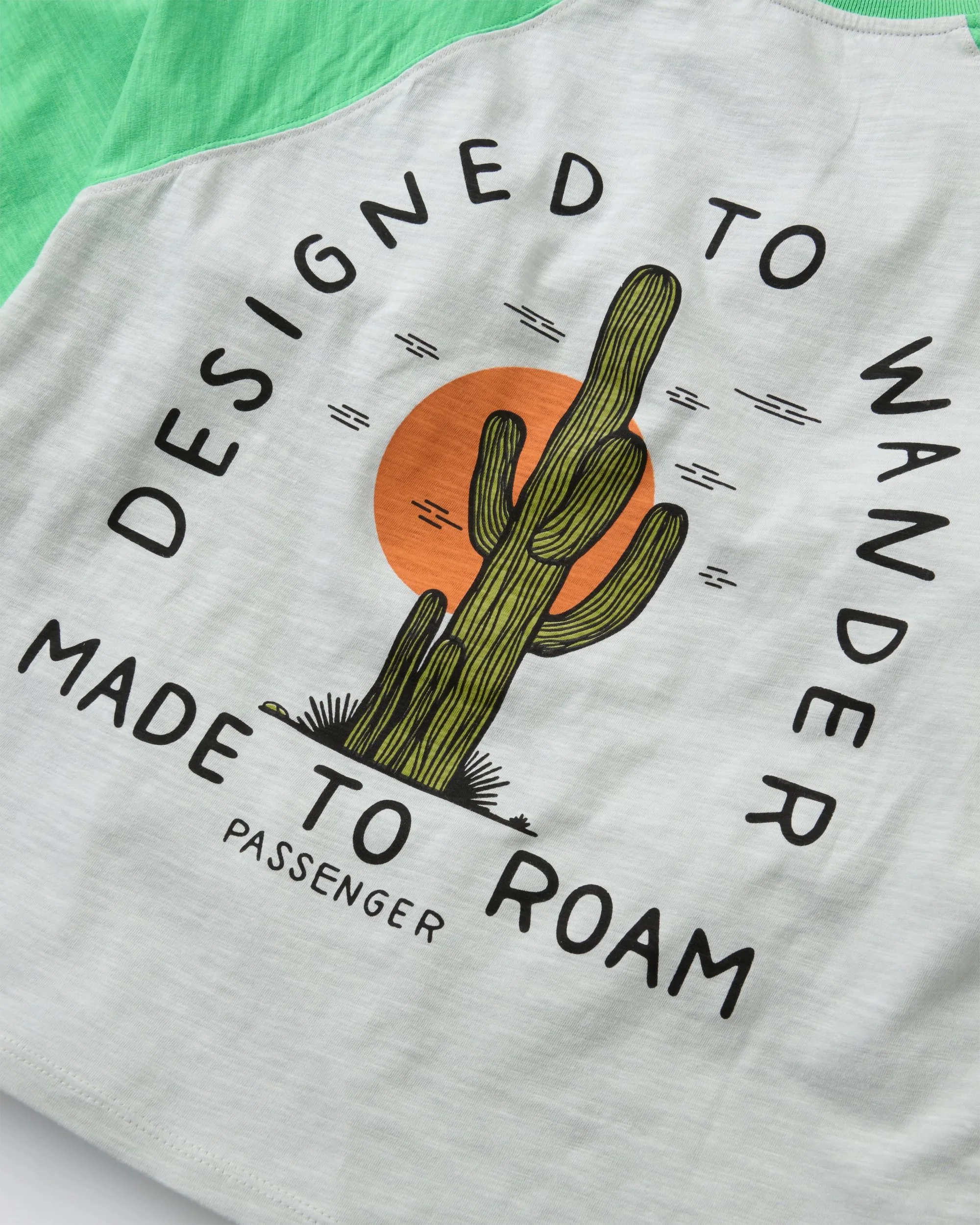 Explore LS Raglan T-Shirt - Light Grey Marl - Image 4