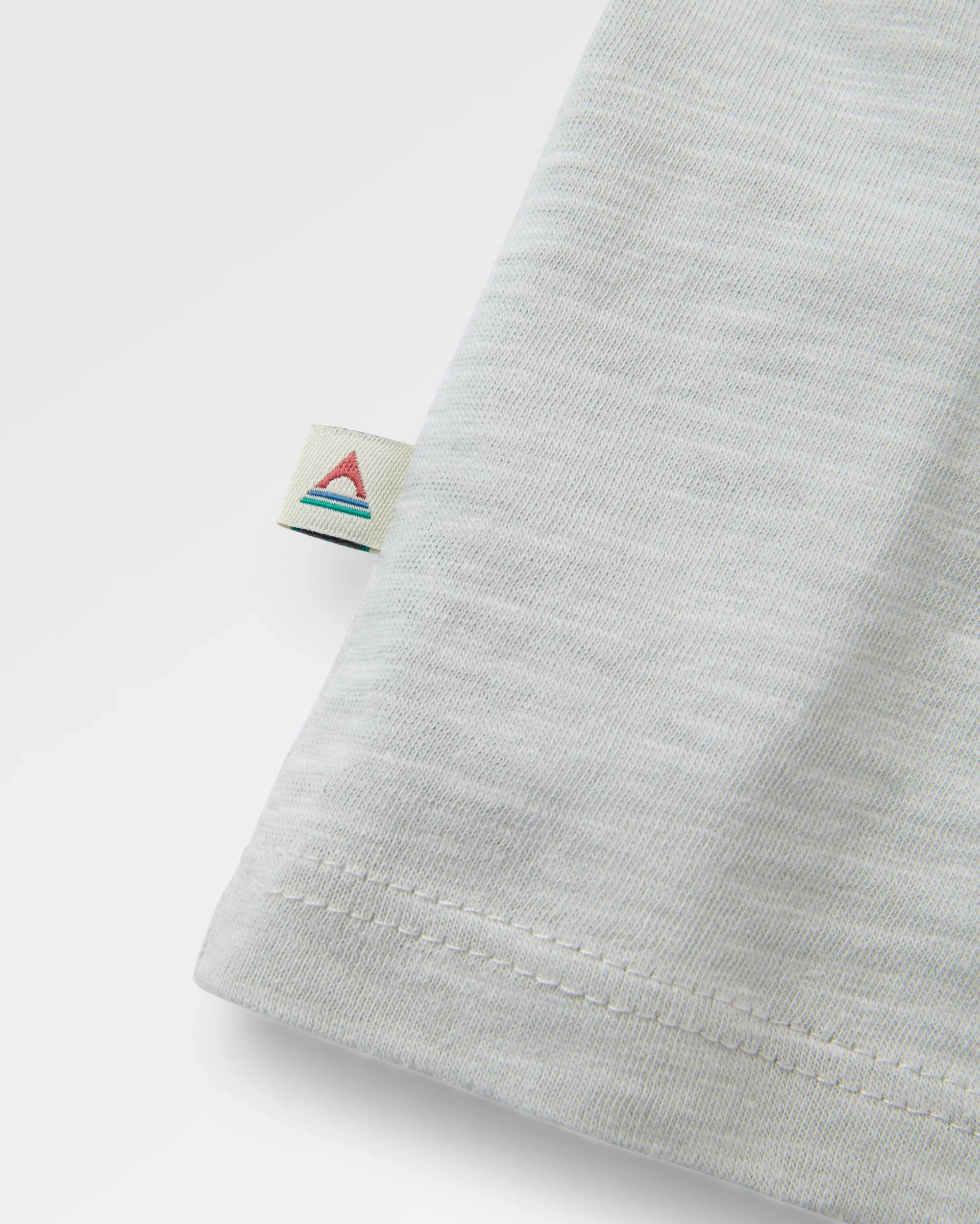 Explore LS Raglan T-Shirt - Light Grey Marl - Image 6
