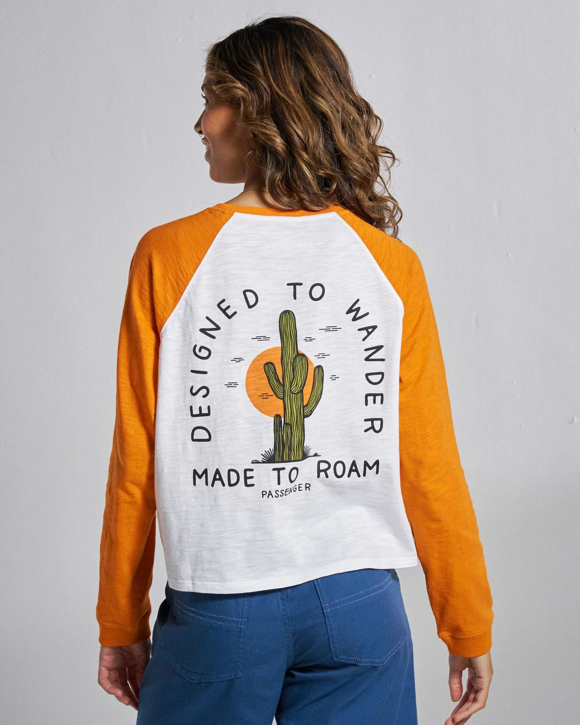 Explore LS Raglan T-Shirt - White - Image 6