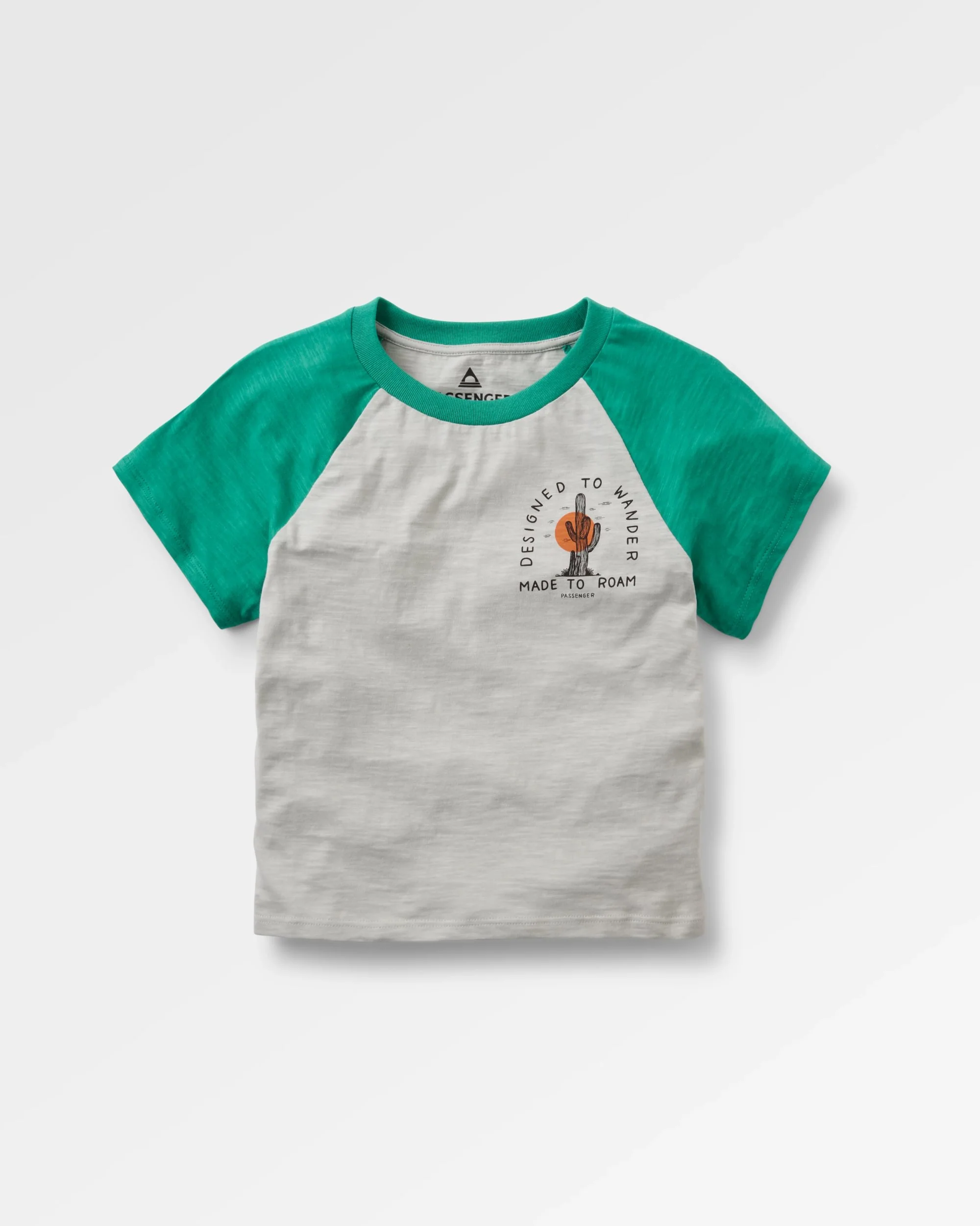 Explore Raglan T-Shirt - Light Grey Marl