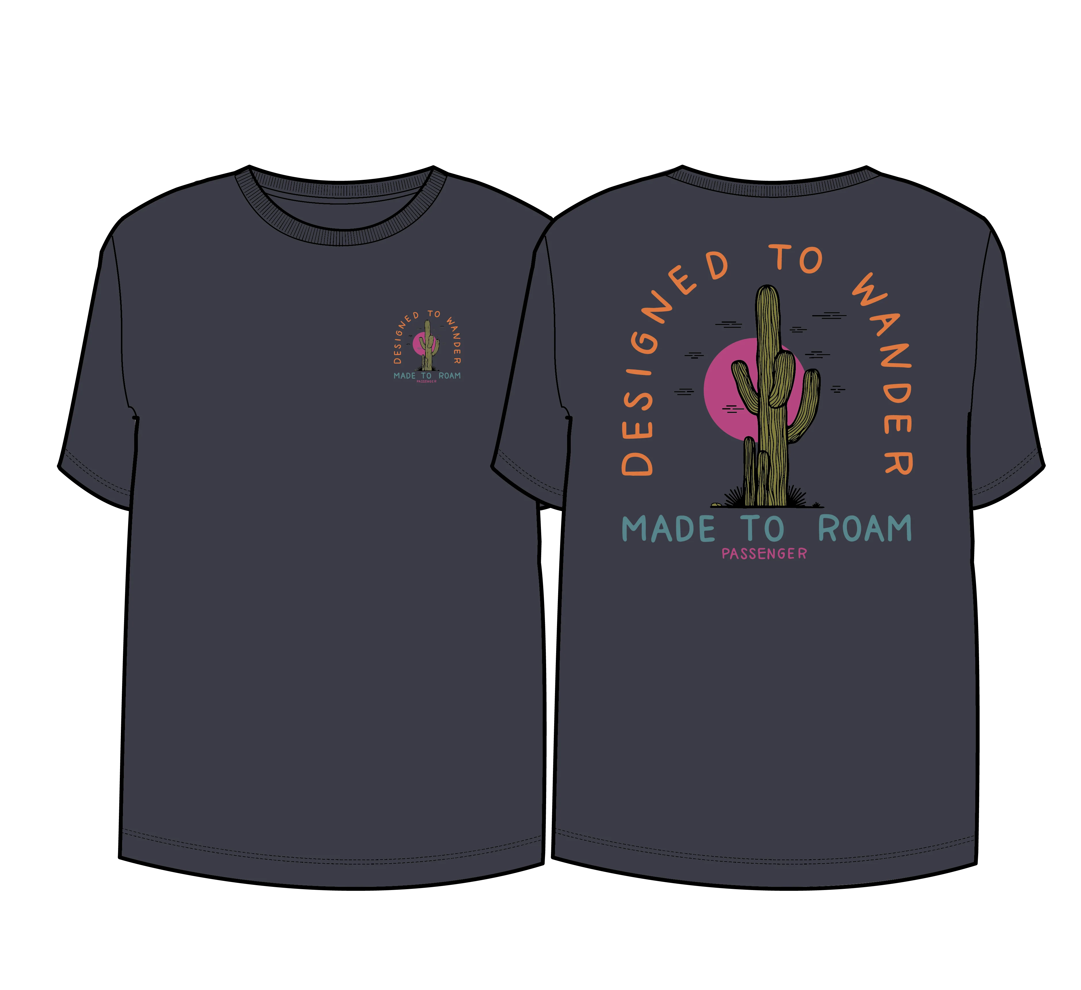 Women's Explore T-Shirt - Charcoal - Image 6
