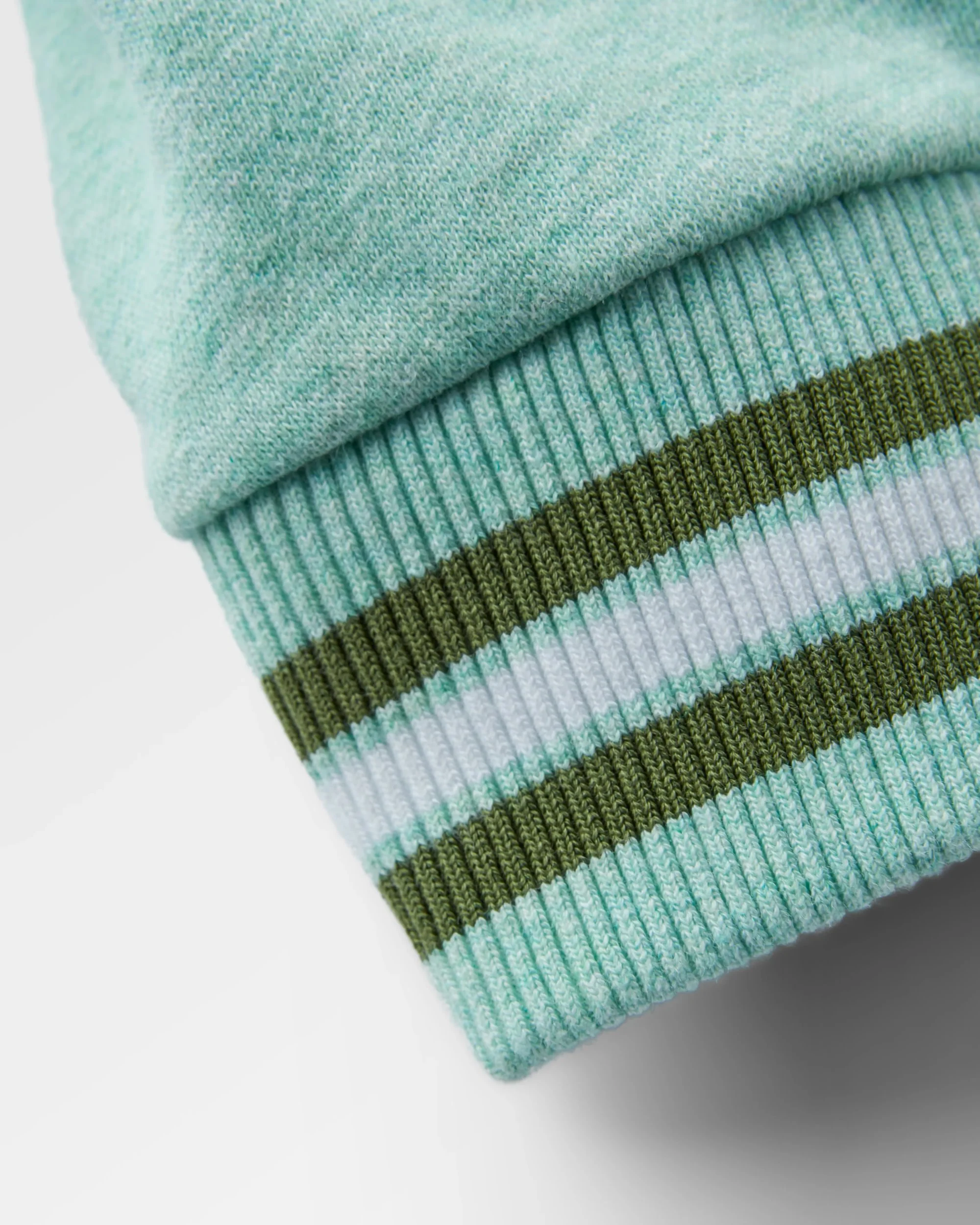 Fade Organic Cotton Sweatshirt - Aqua Marl - Image 5