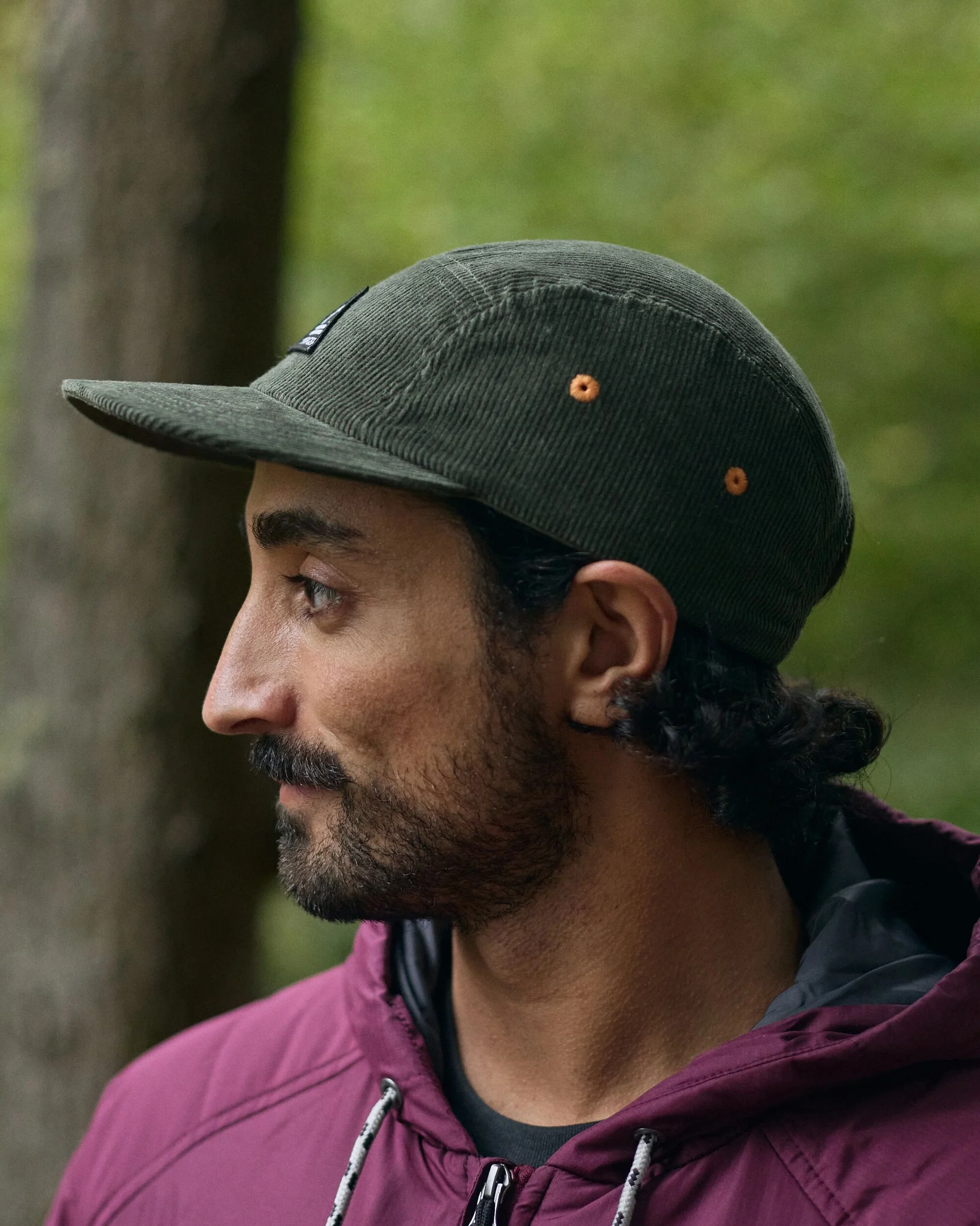 Fixie Cord 5 Panel Cap - Khaki - Image 3