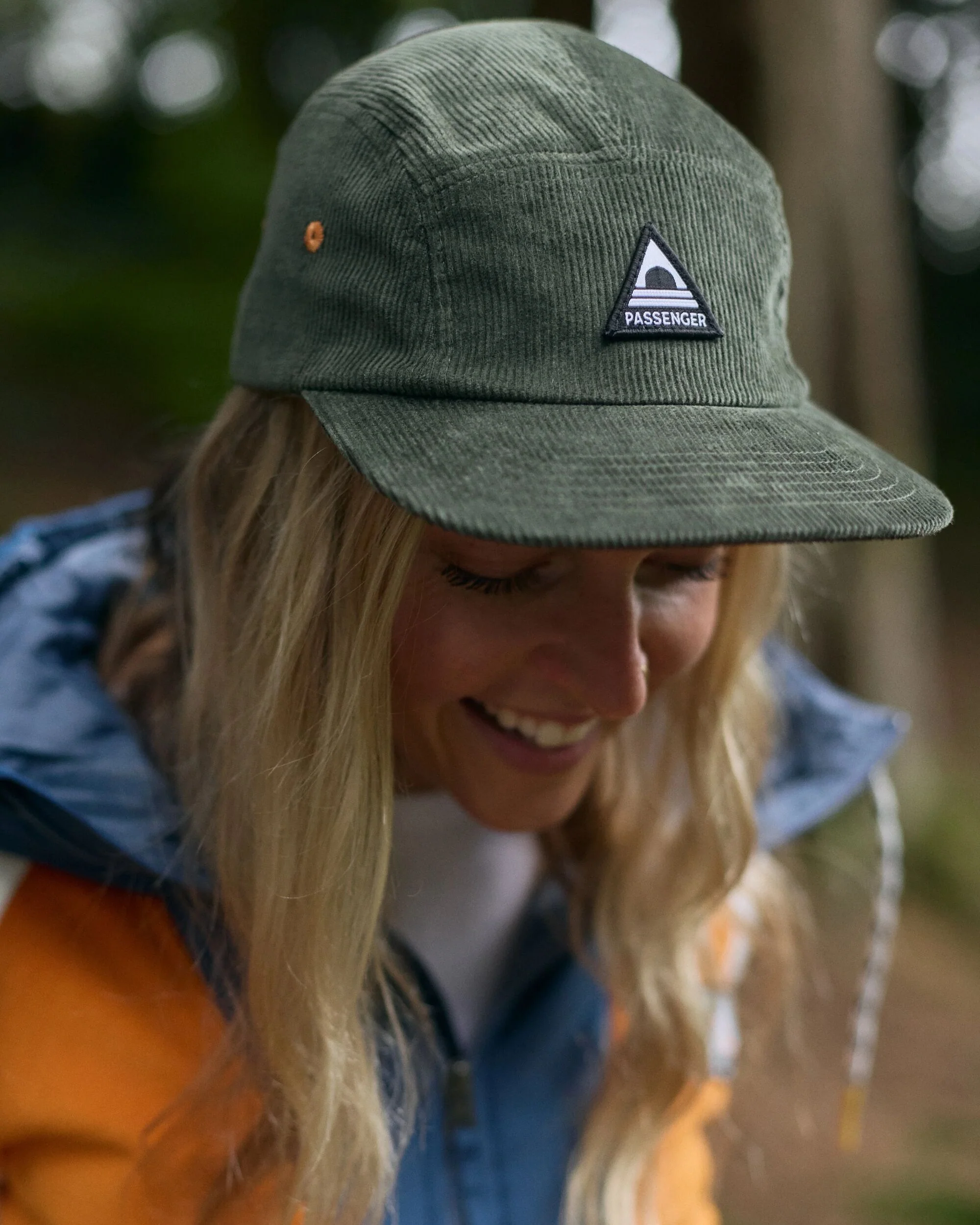Fixie Cord 5 Panel Cap - Khaki - Image 4
