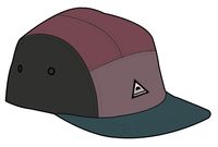 Fixie 5 Panel Cap - Grape Multi - Image 13