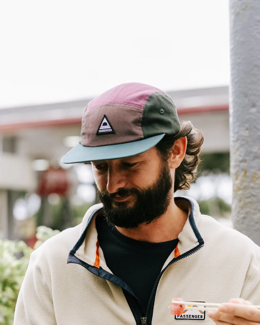 Fixie 5 Panel Cap - Grape Multi - Image 2
