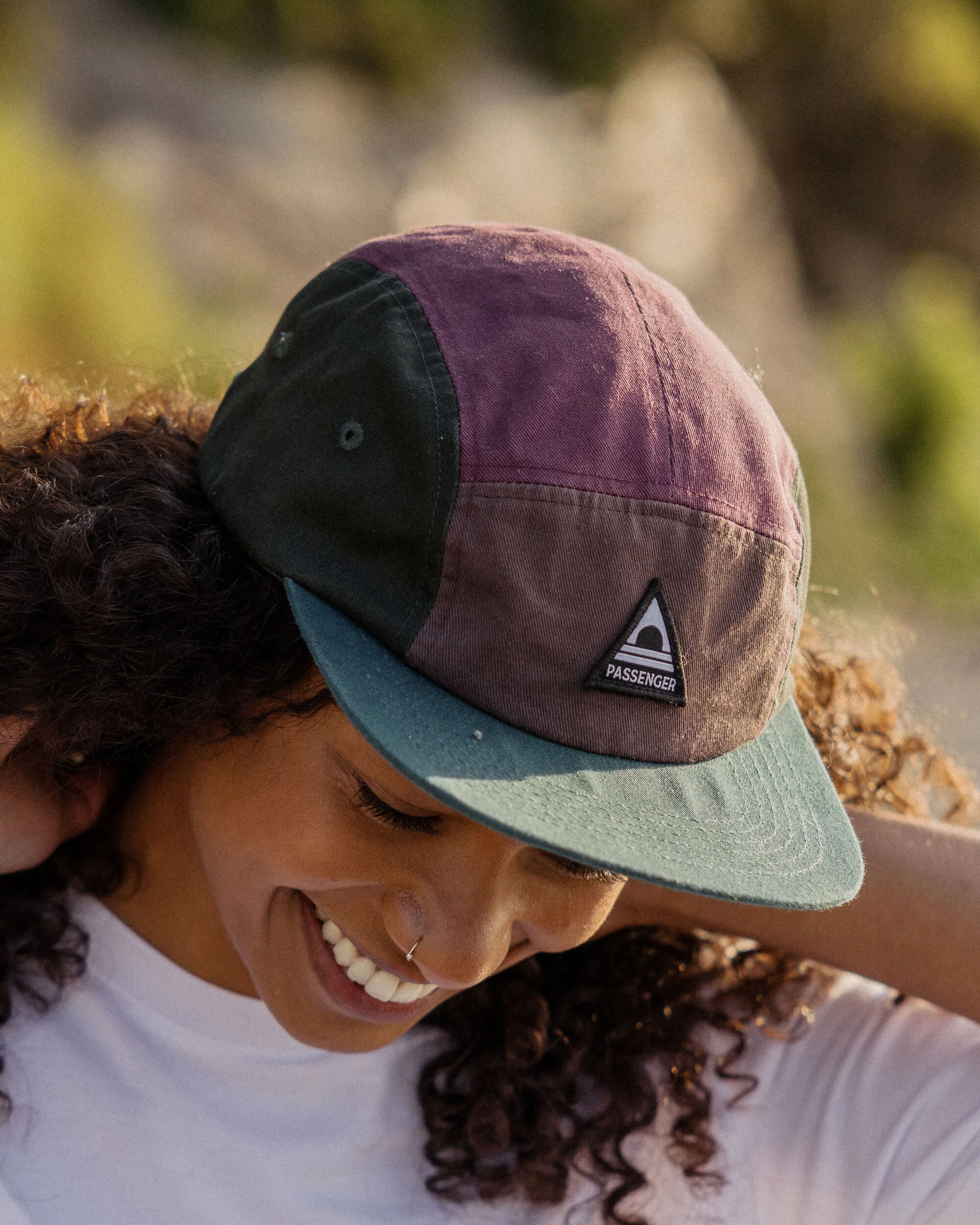 Fixie 5 Panel Cap - Grape Multi - Image 3