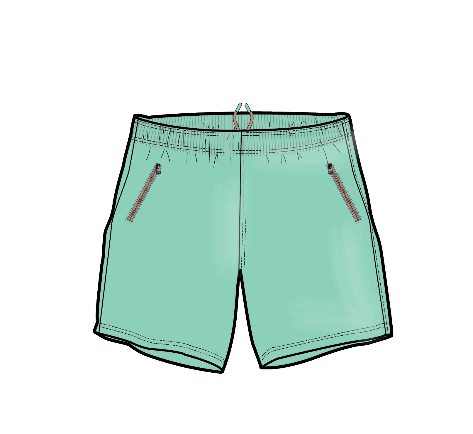 Flaris All Purpose Short - Aquamarine - Image 10