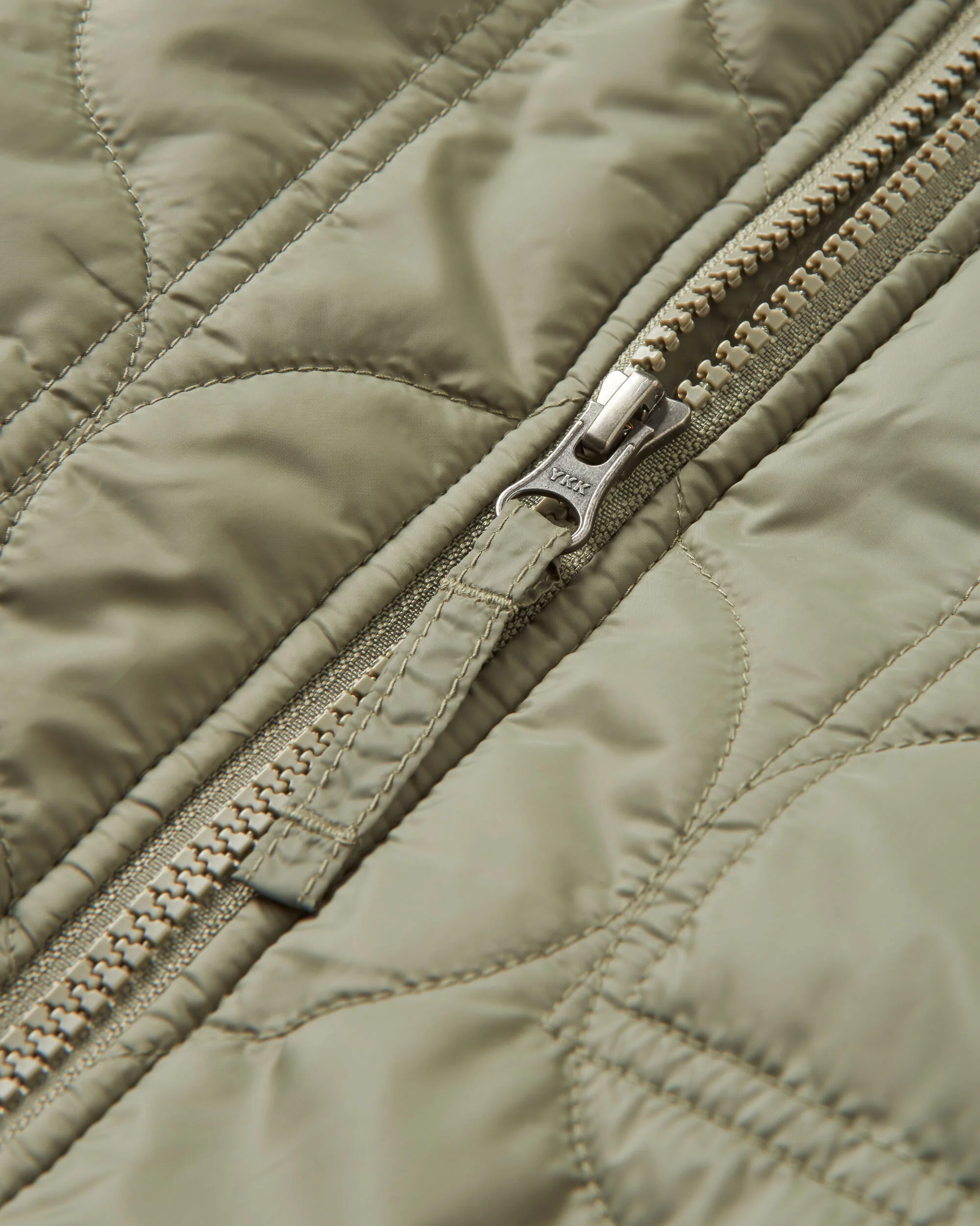 Flora Long Insulated Parka - Dusty Olive - Image 9