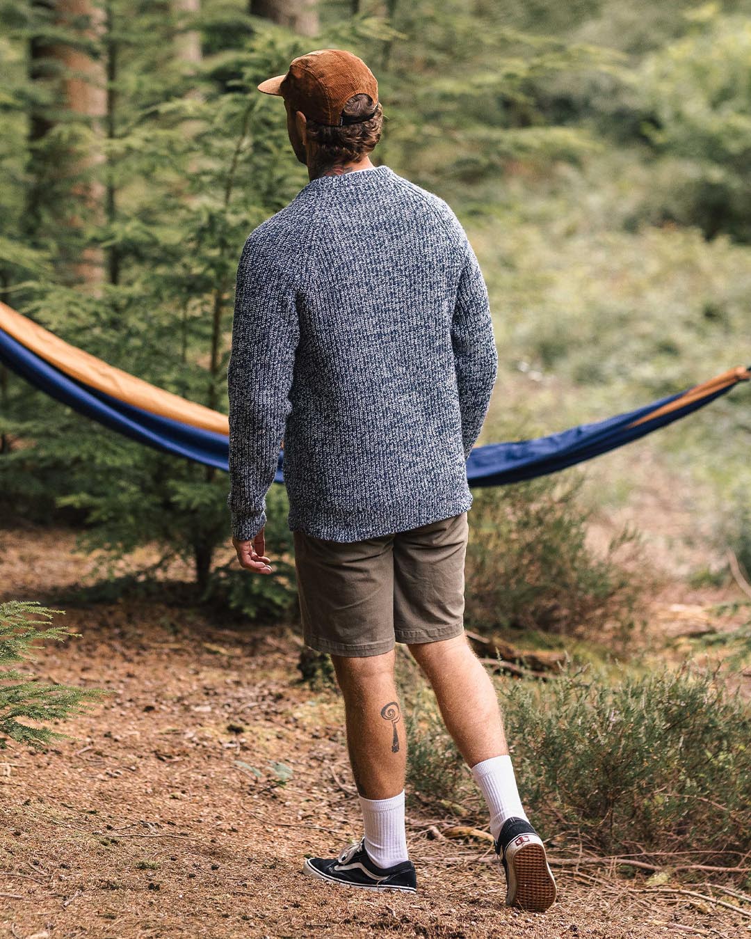 Fog Knitted Jumper - Grey Marl - Image 6