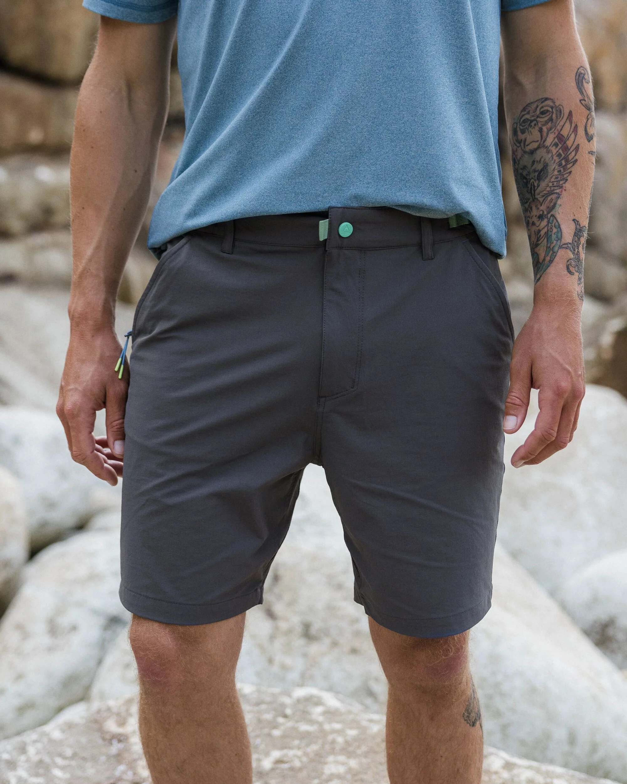 365 Trail Short - Charcoal - Image 3