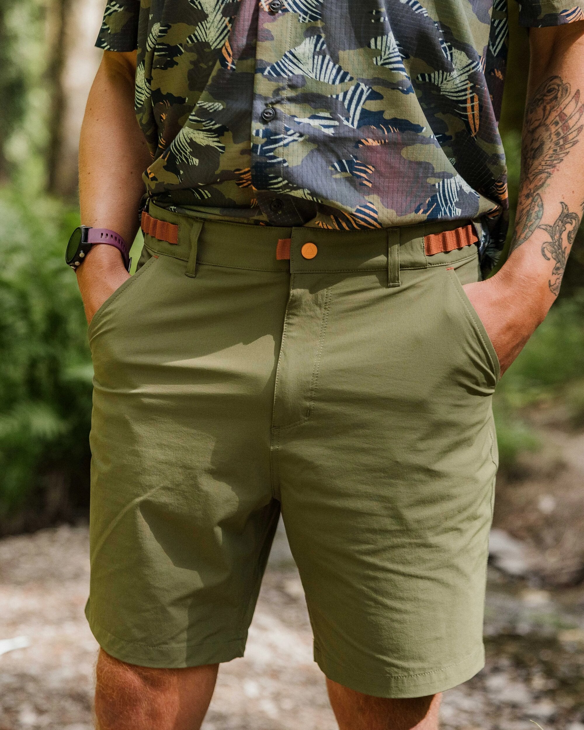 365 Trail Short - Khaki - Image 3