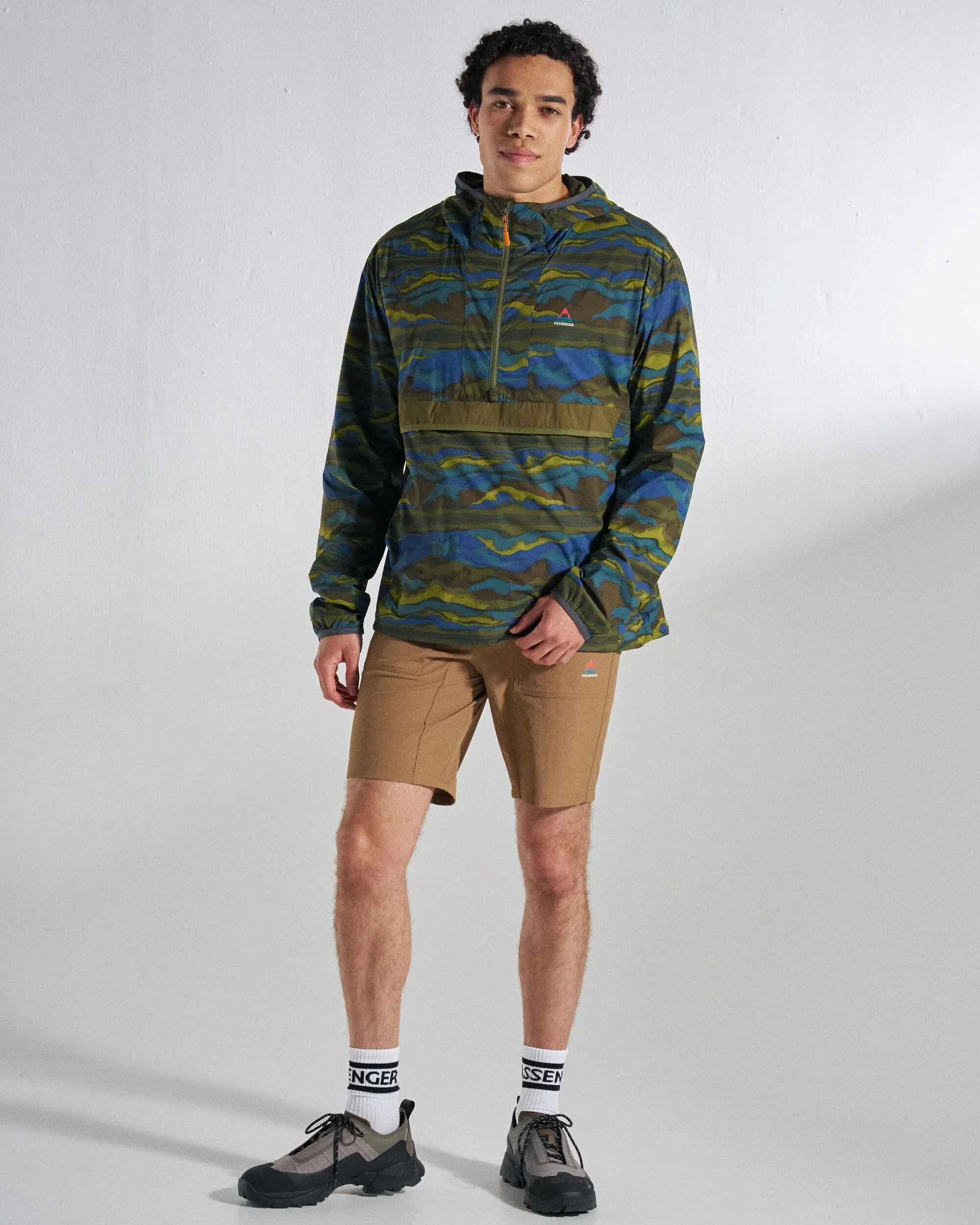 Gusto Windshell Anorak - Reflection Khaki - Image 5