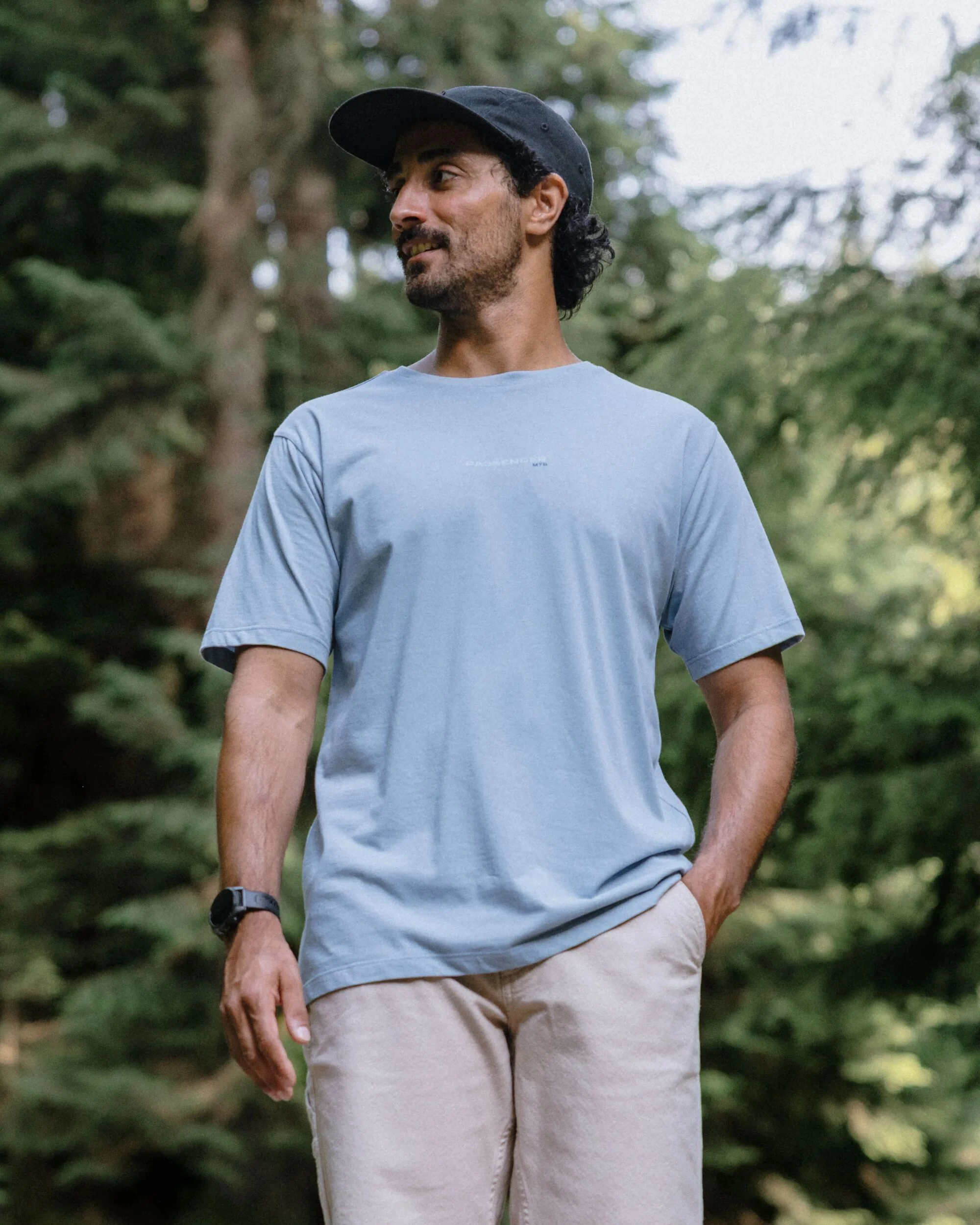 Horizons T-Shirt - Faded Denim - Image 4