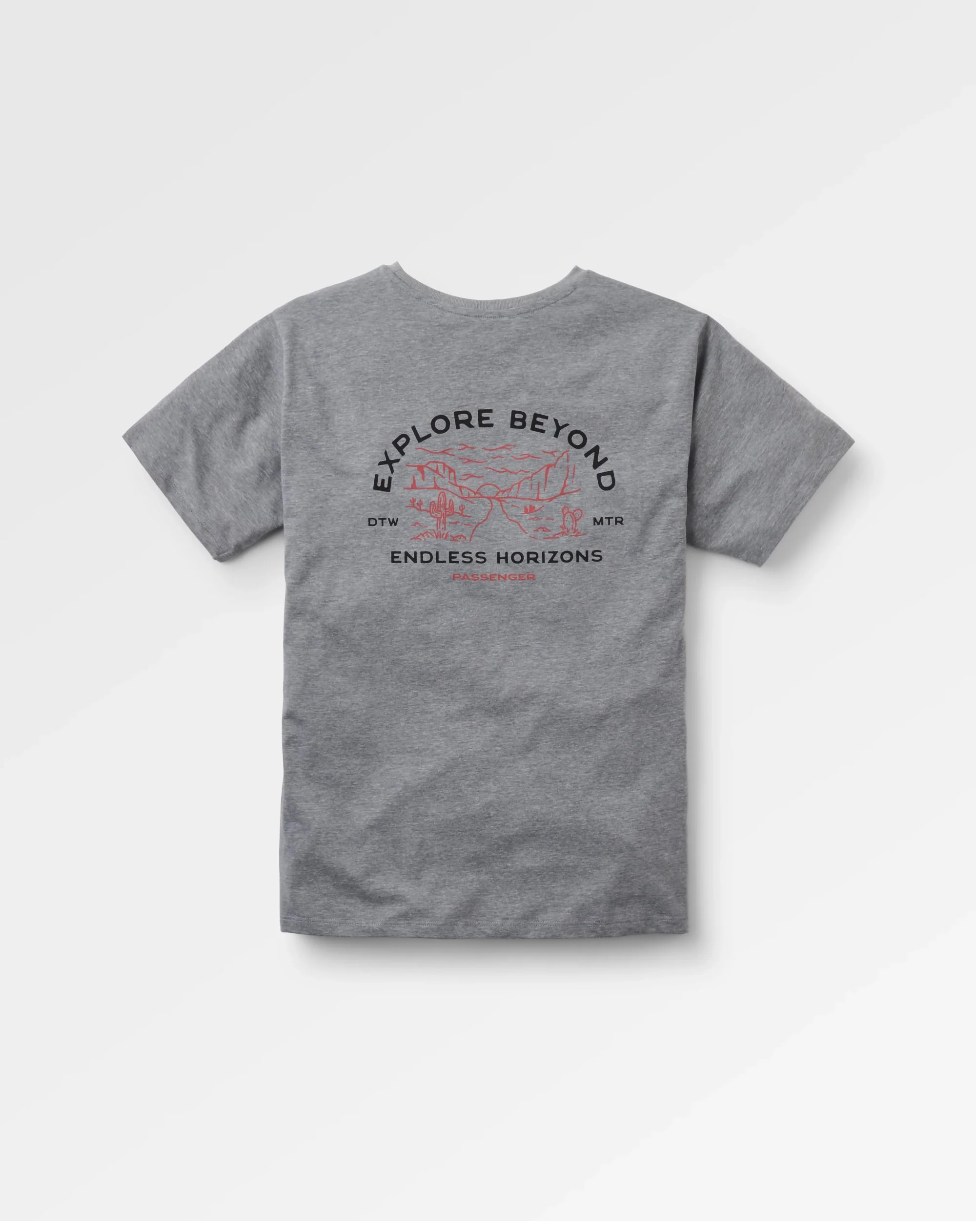 Horizons T-Shirt - Grey Marl - Image 2