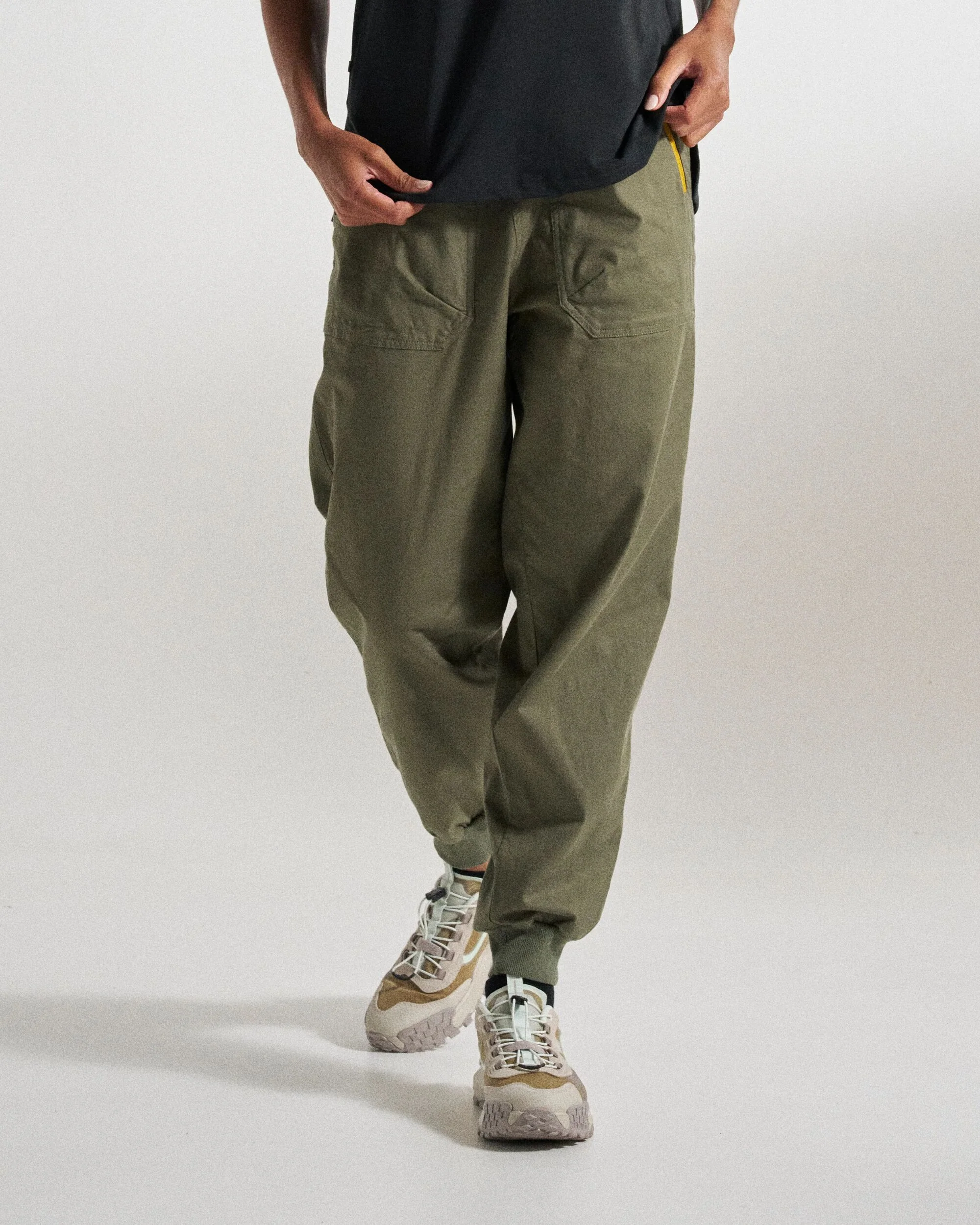 Hydrilla High Waisted Jogger - Dusty Olive - Image 5