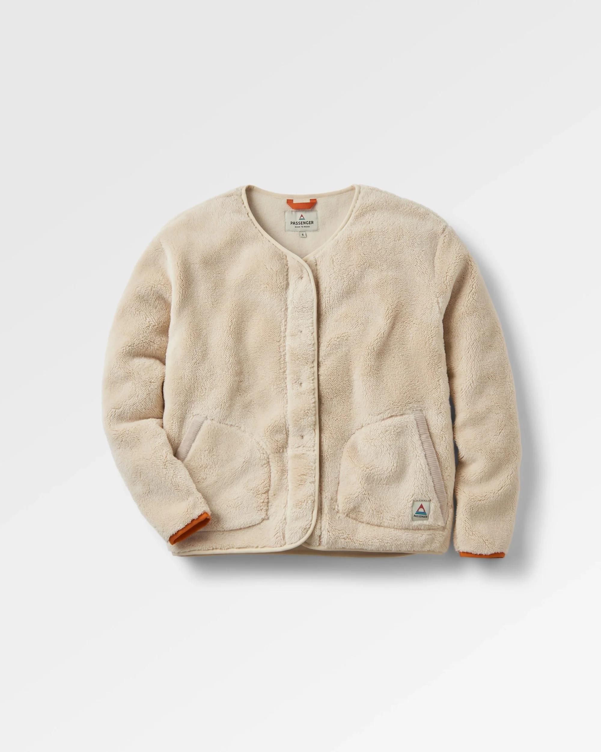 Iris Collarless Fleece - Oat