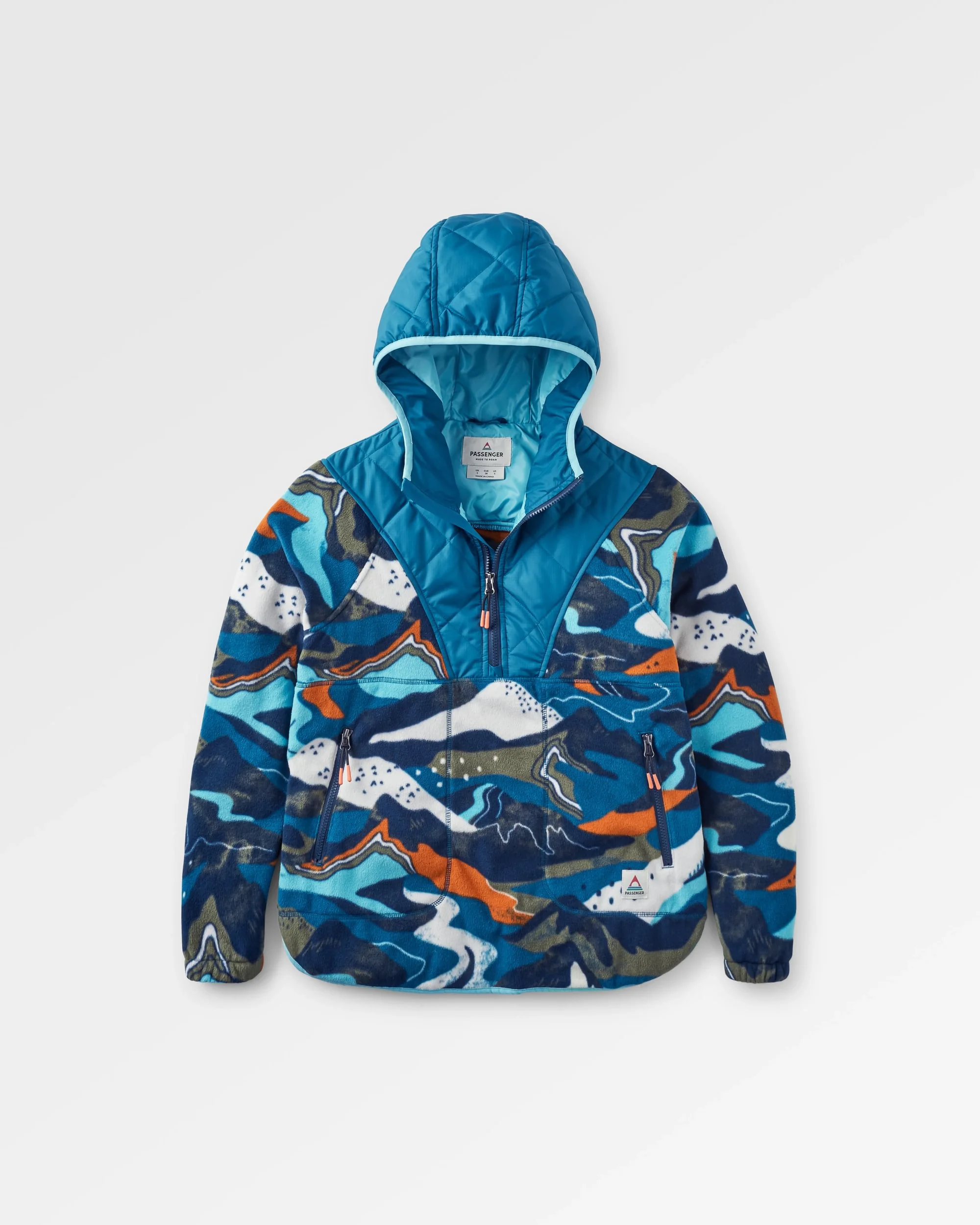 Juana Polar Hooded Fleece - Adventure Tidal Blue - Image 2