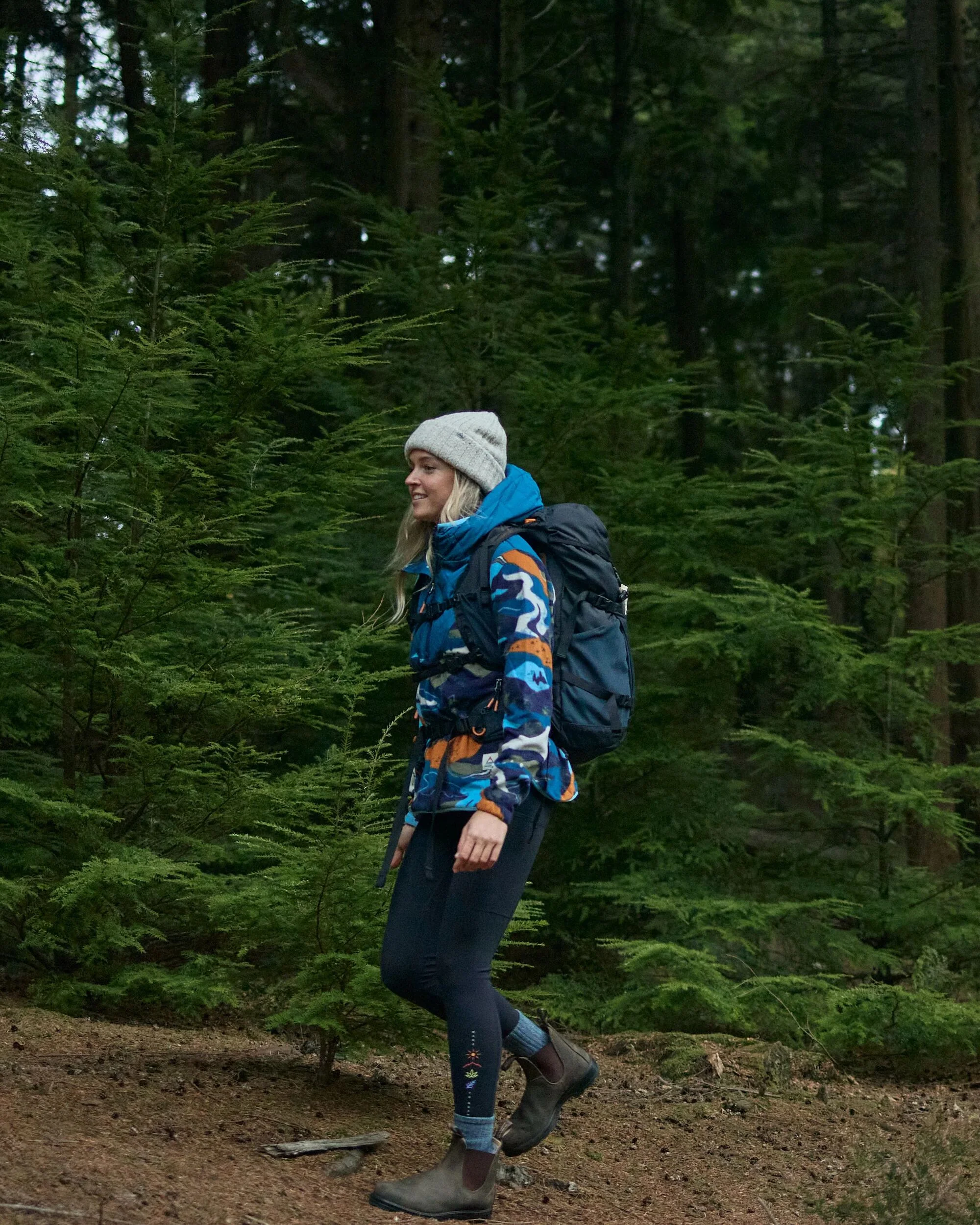 Juana Polar Hooded Fleece - Adventure Tidal Blue - Image 6