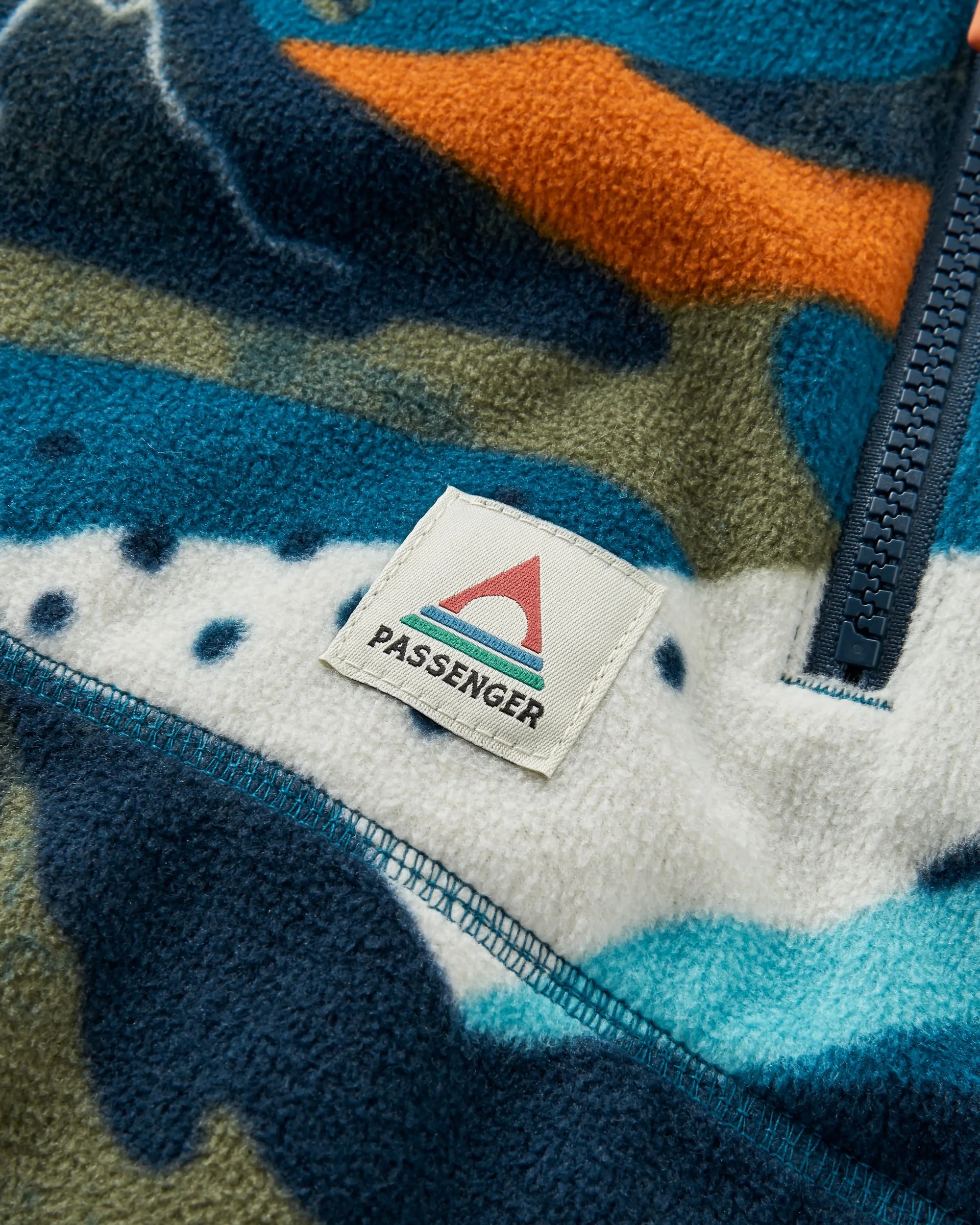 Juana Polar Hooded Fleece - Adventure Tidal Blue - Image 9