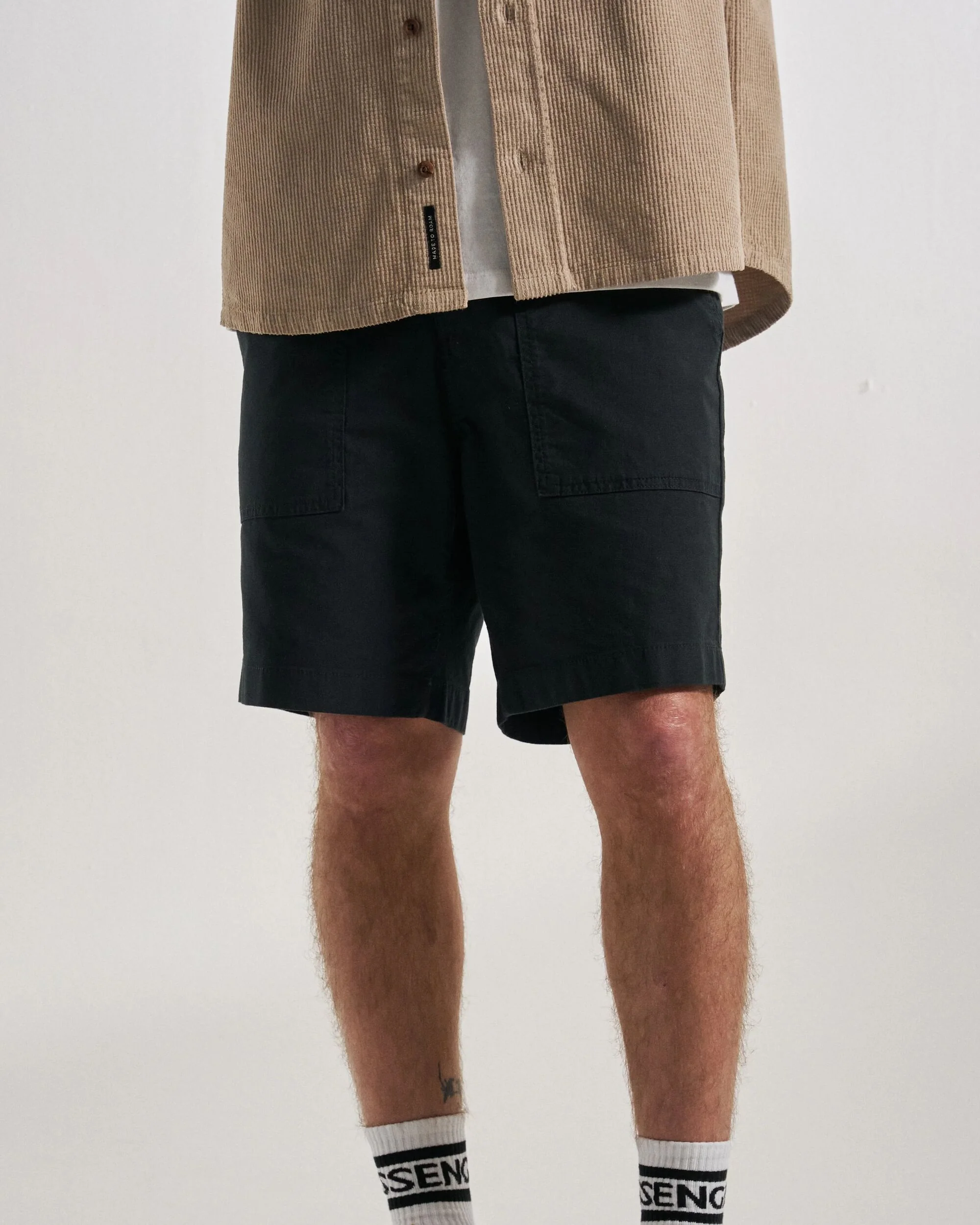 Kimmer Ripstop Cotton Short - Black
