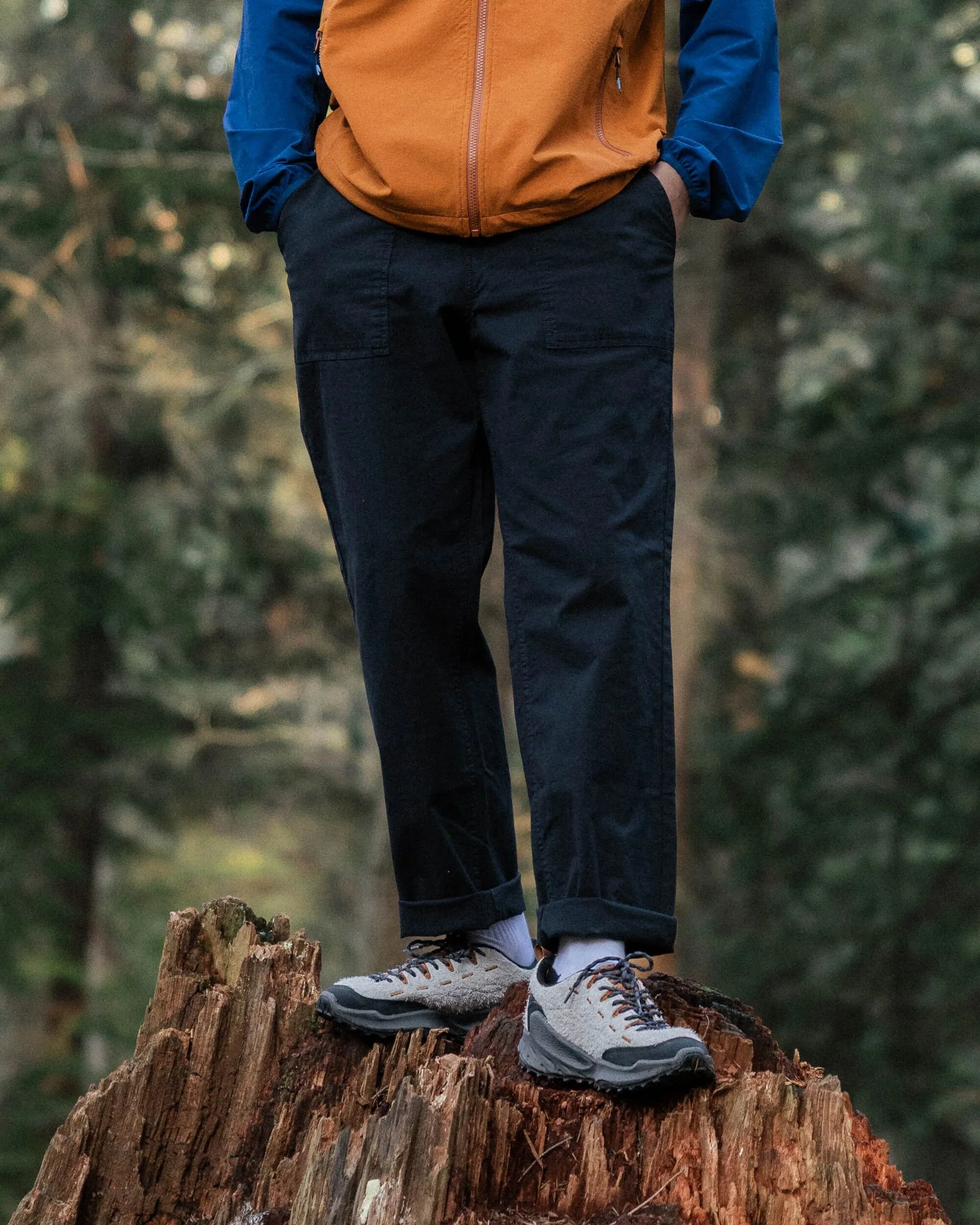 Kimmer Ripstop Cotton Trouser - Black - Image 3