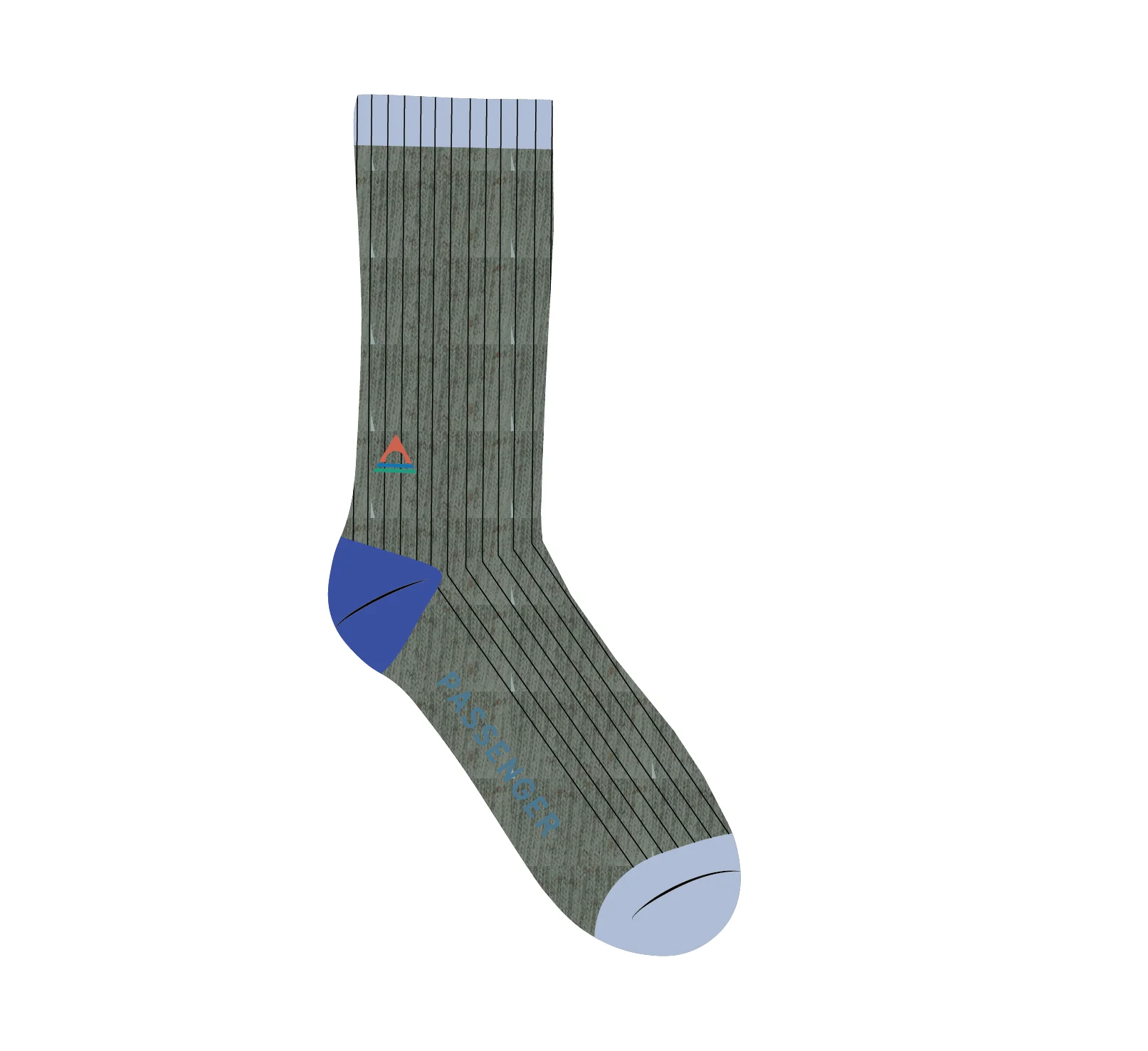 Koa Crew Sock - Dark Fern - Image 5