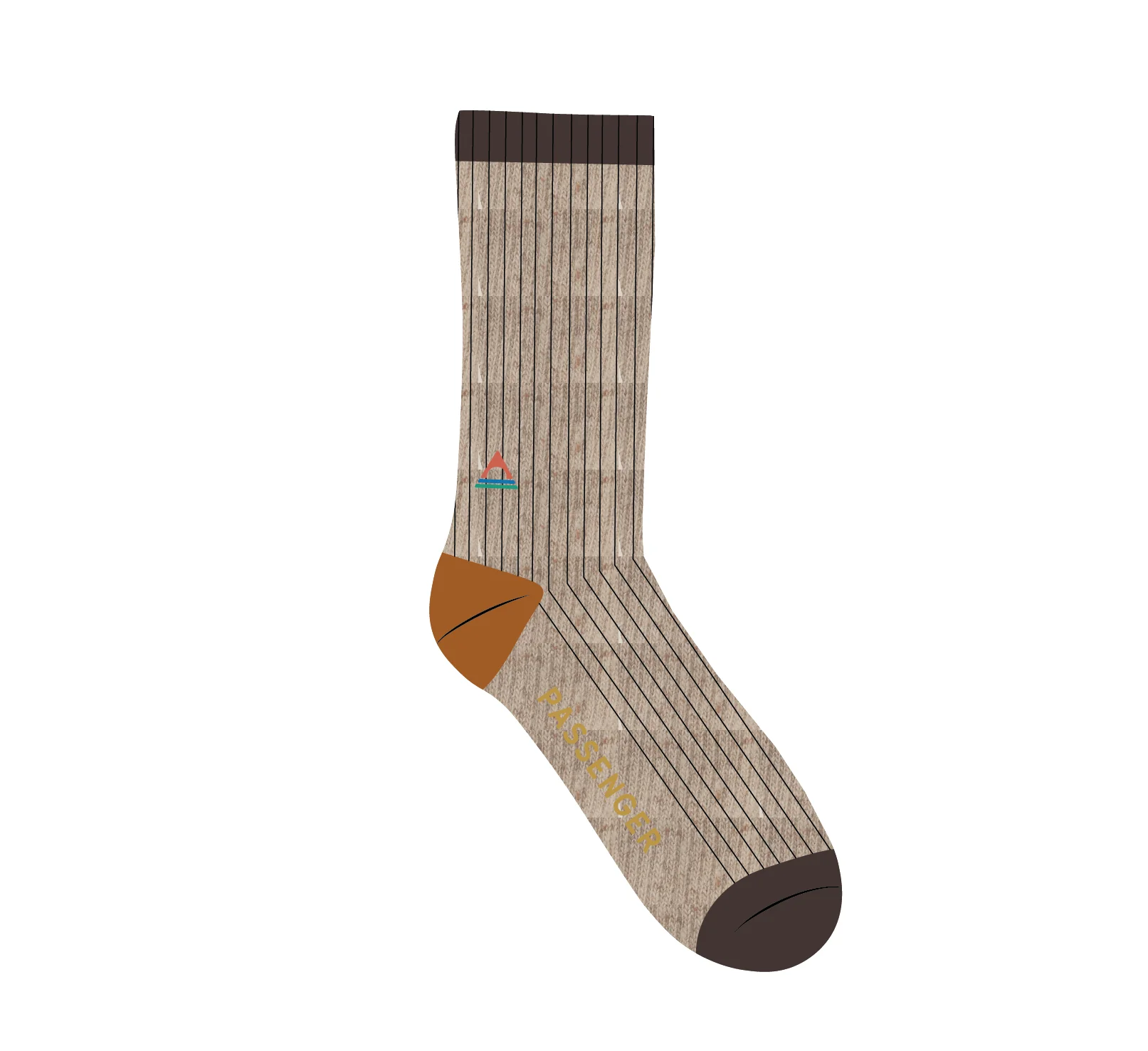 Koa Crew Sock - Stone - Image 5