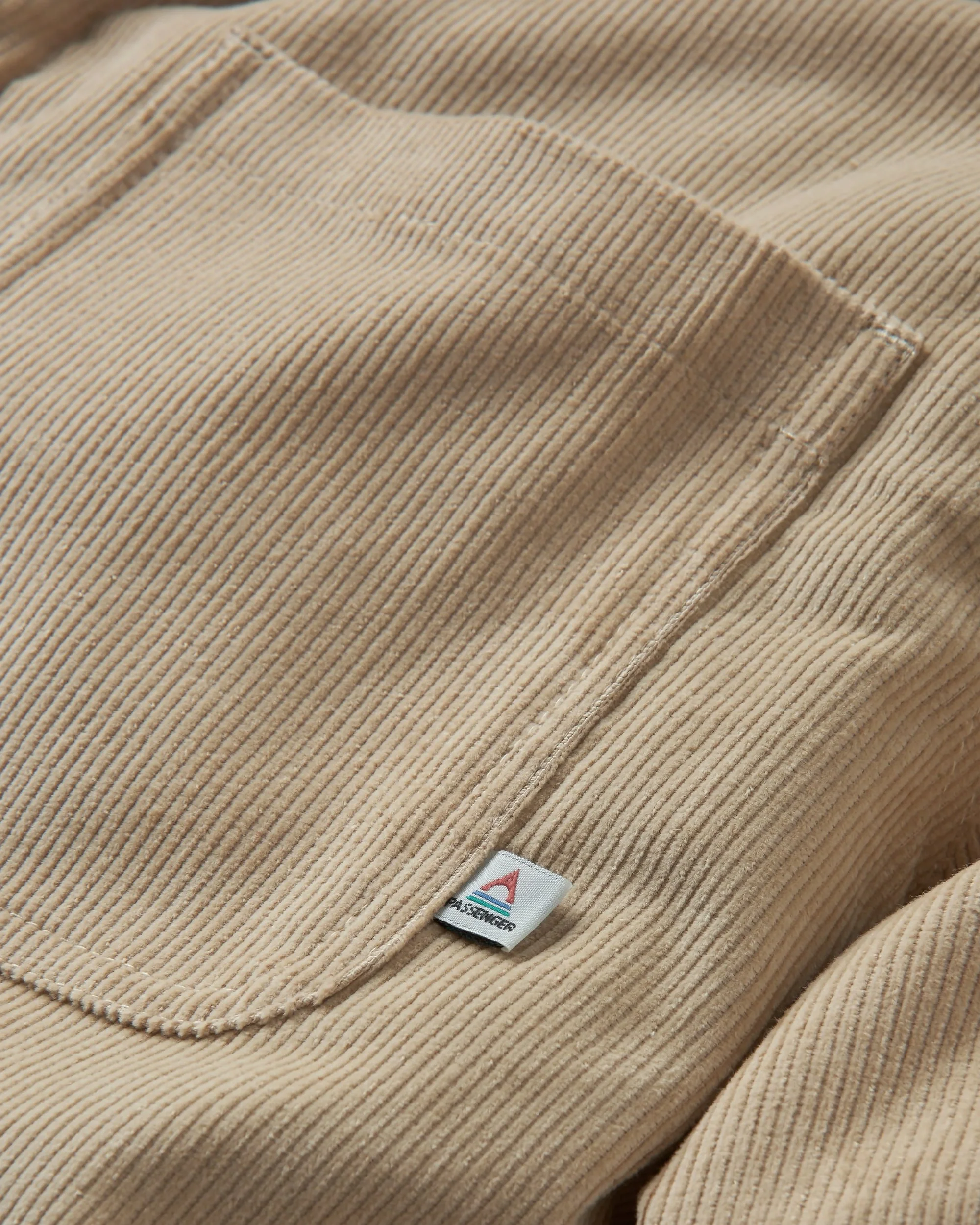 Kodiak Sherpa Lined Cord Overshirt - Stone - Image 7
