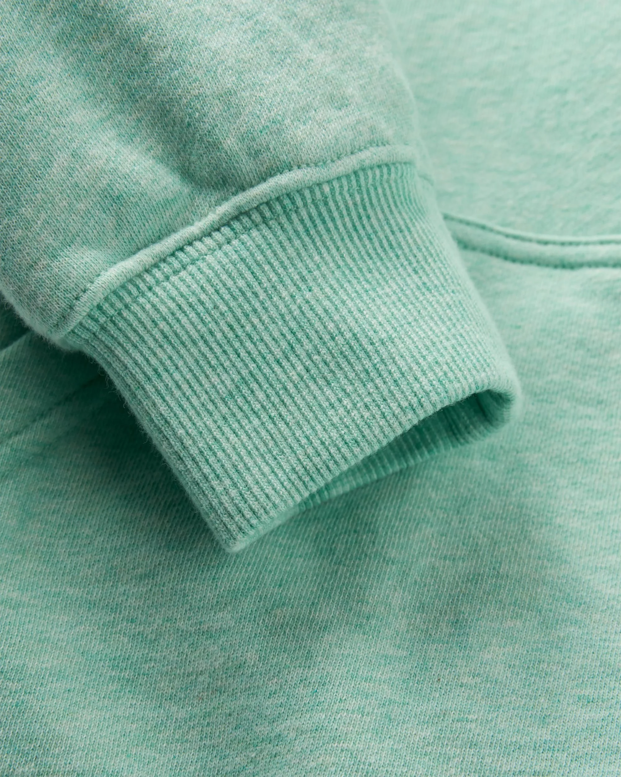 Laidback Organic Cotton Hoodie - Aqua Marl - Image 10