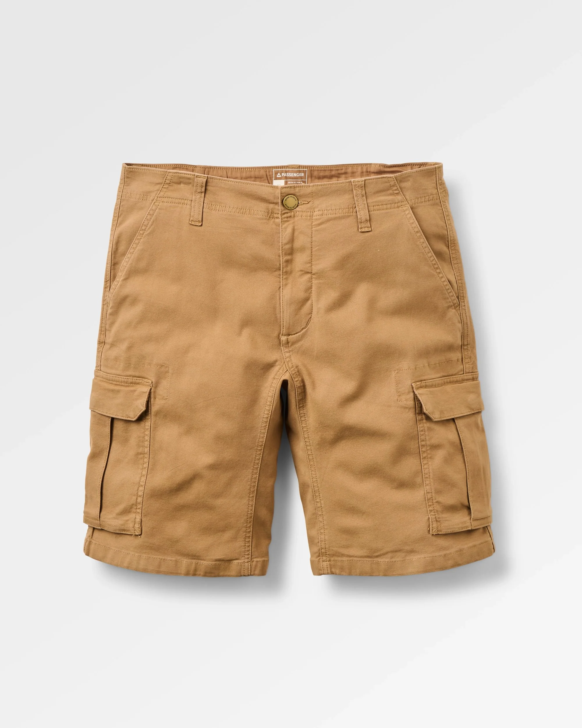 Lakeside Cargo Cotton Short - Caramel - Image 2