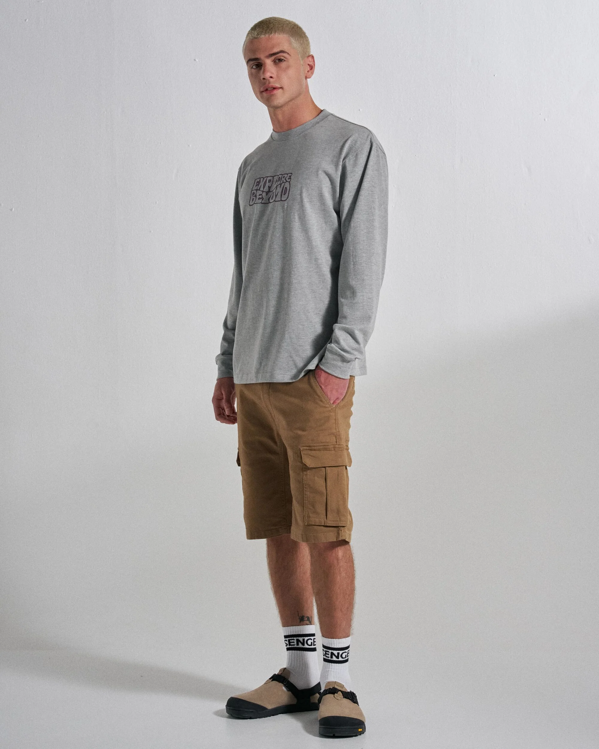 Lakeside Cargo Cotton Short - Caramel - Image 3