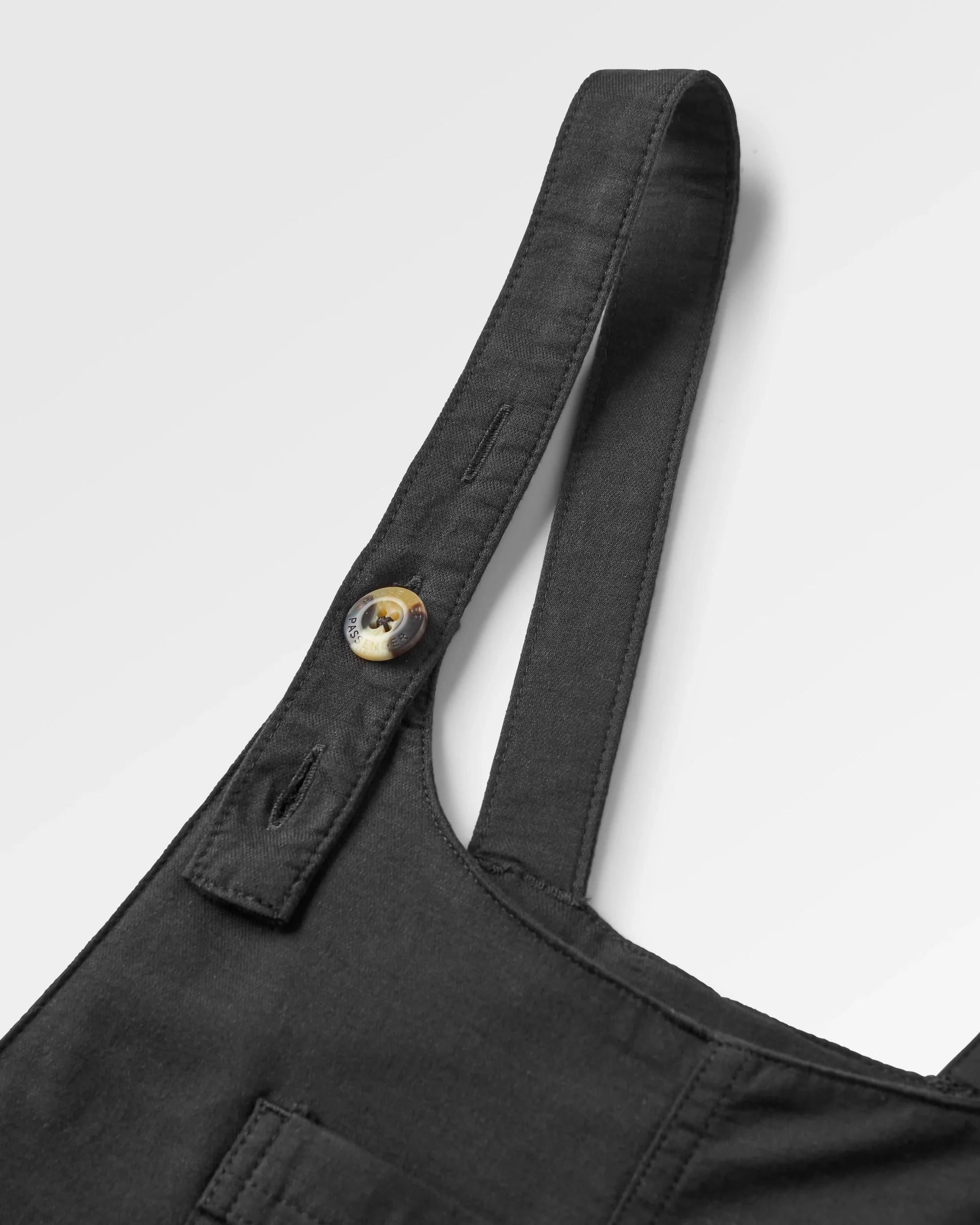 Meadows Organic Cotton Dungarees - Black - Image 8