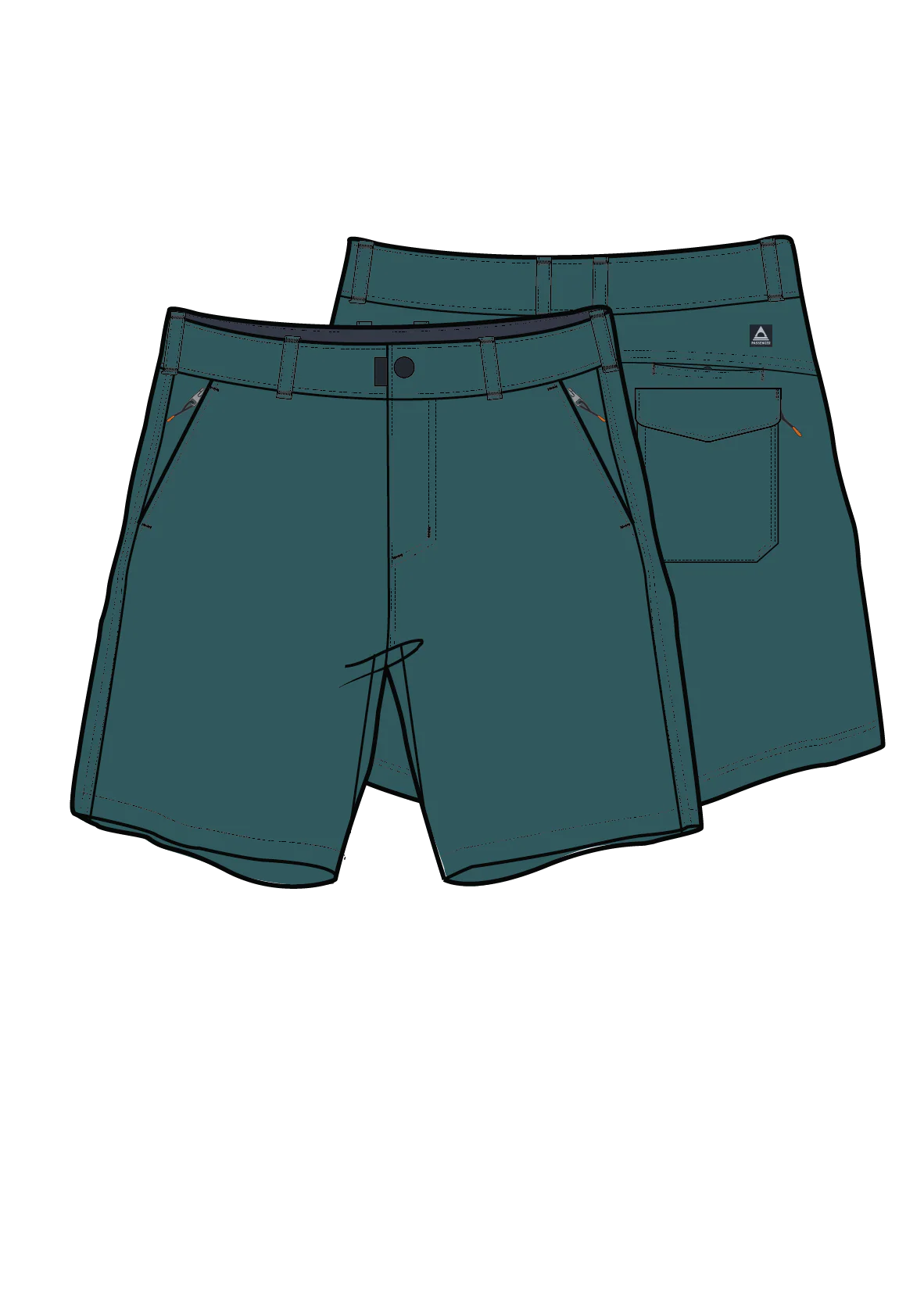 Men's Solscape Active Short - Mediterranean - Image 10