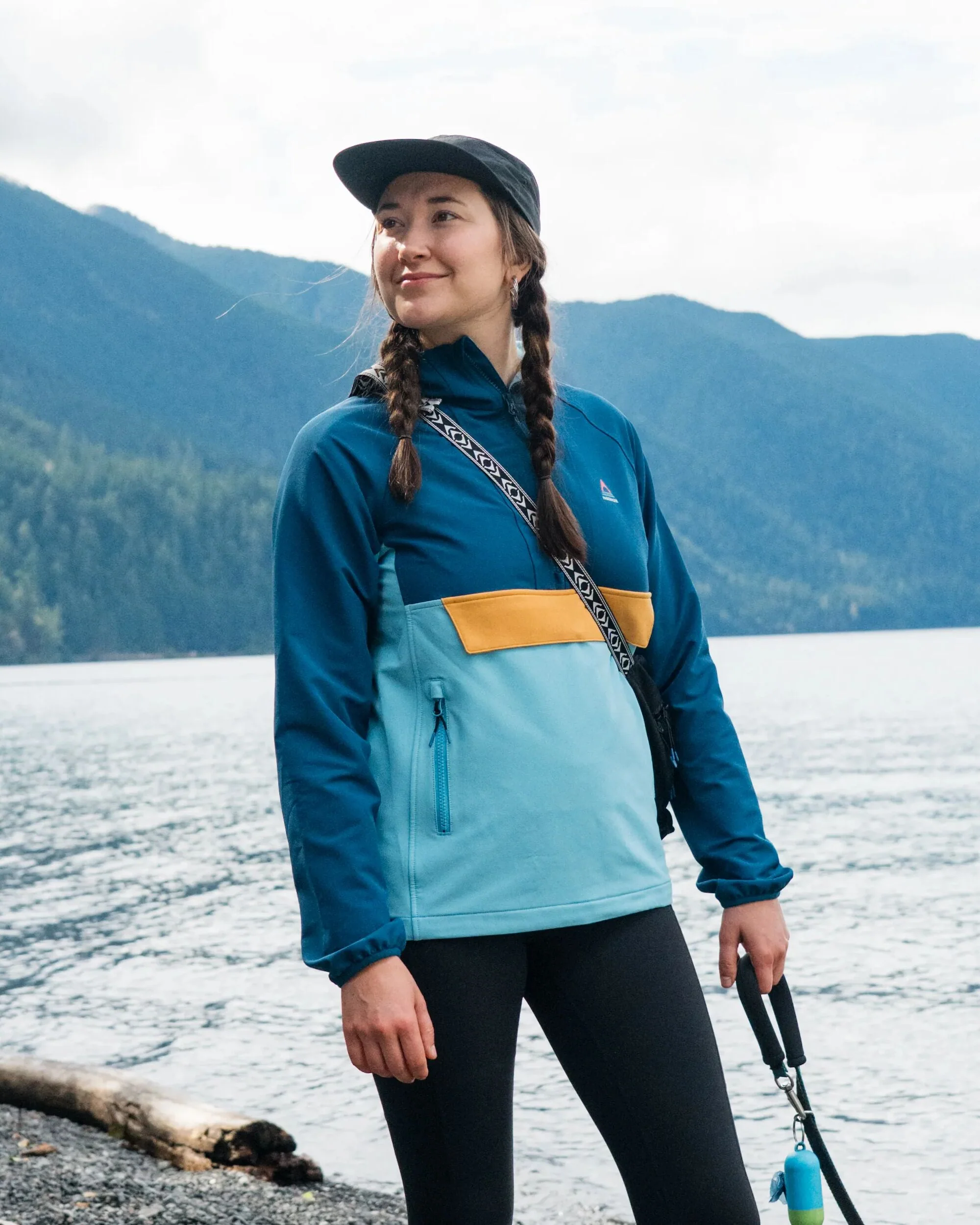 Ocean Softshell Anorak - Retro Blue/Tidal Blue