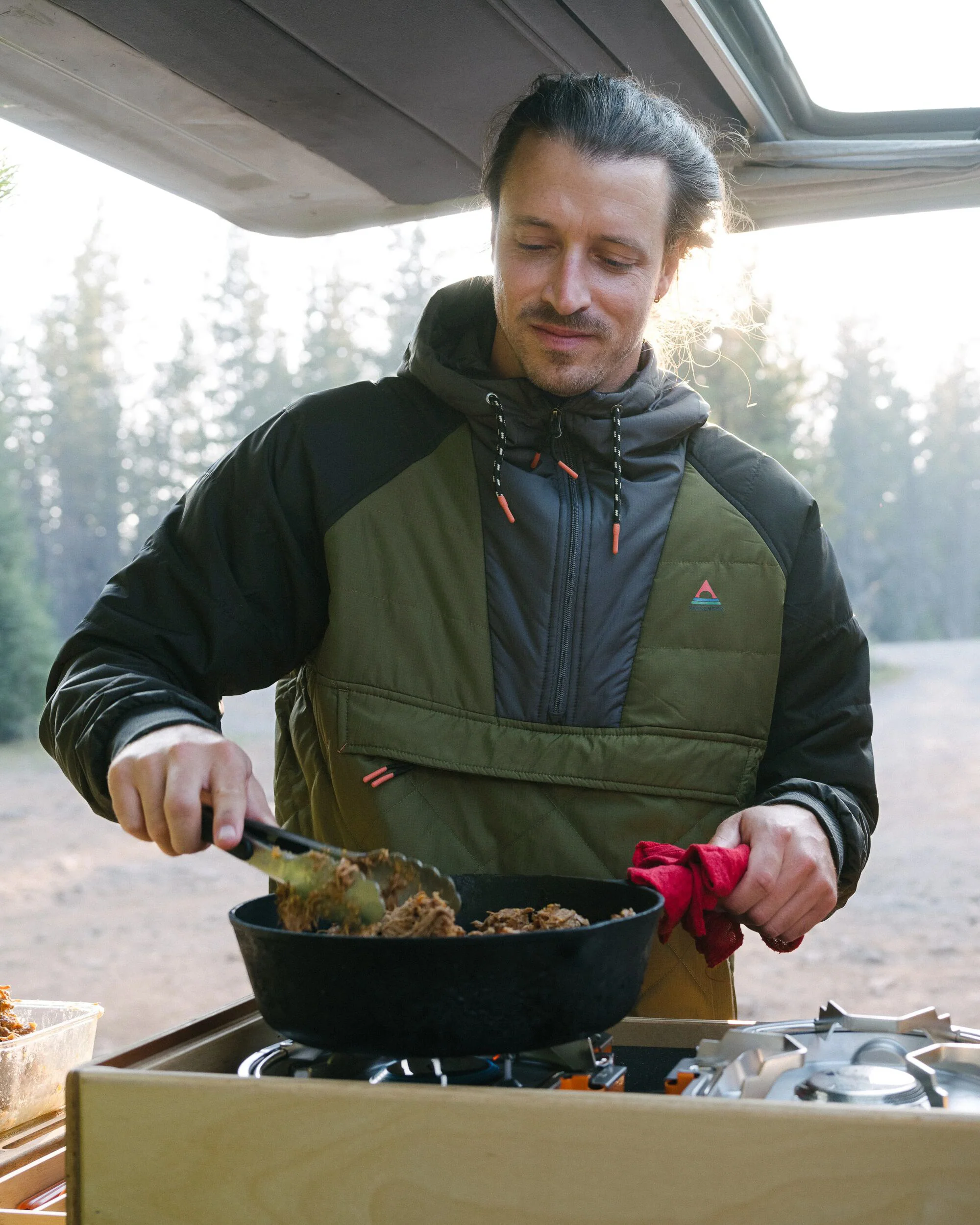 Oceanic Insulated Anorak - Black/Khaki