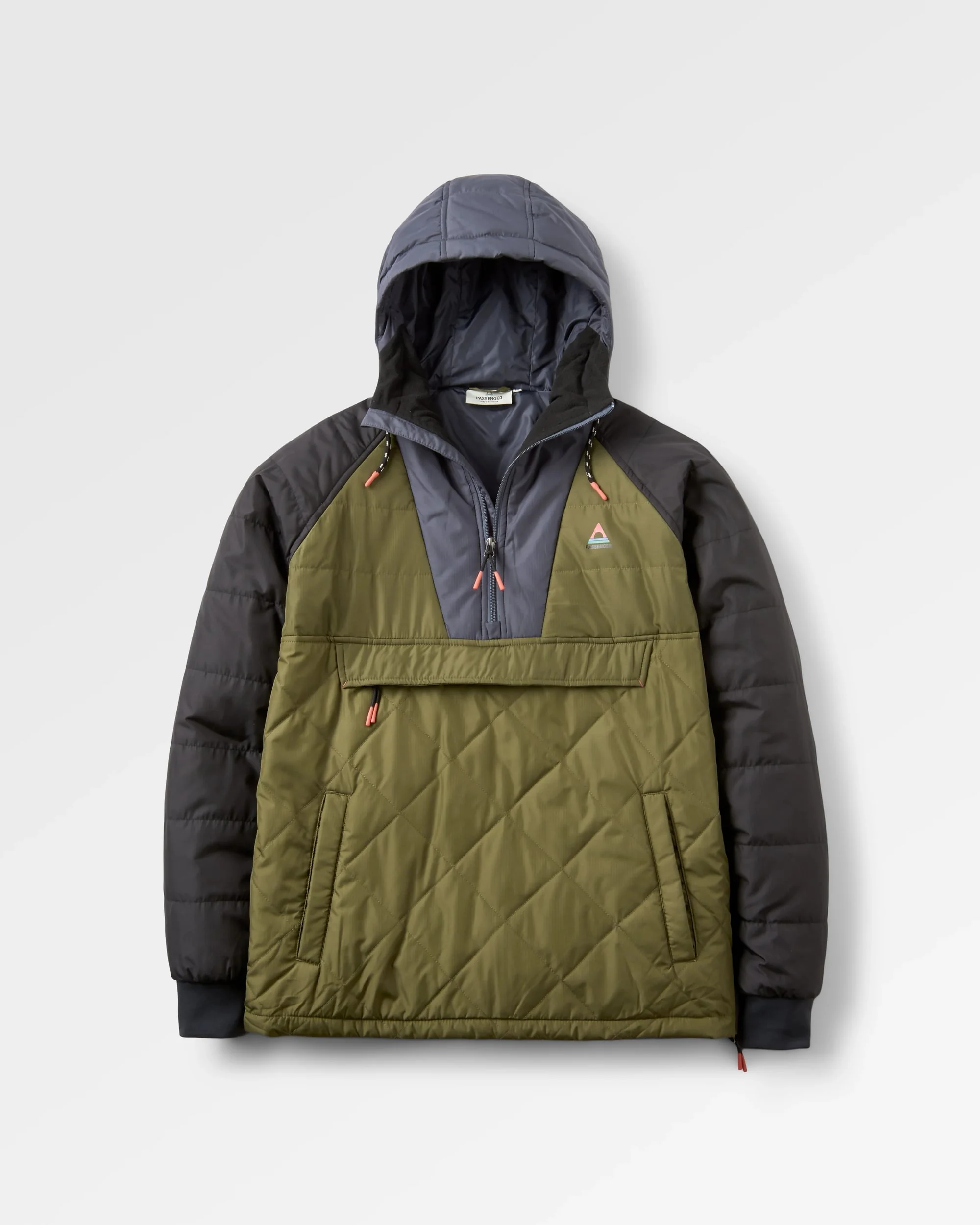 Oceanic Insulated Anorak - Black/Khaki - Image 2