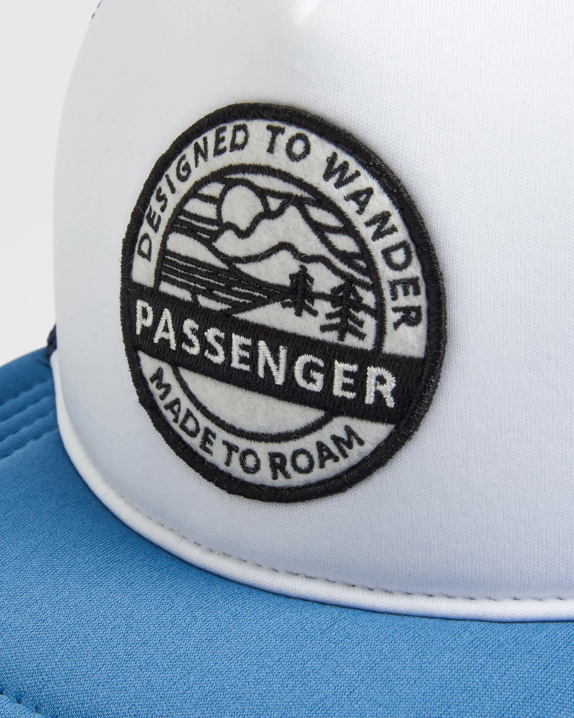 Odyssey Active Trucker Cap - Navy/ Moonlight Blue - Image 3