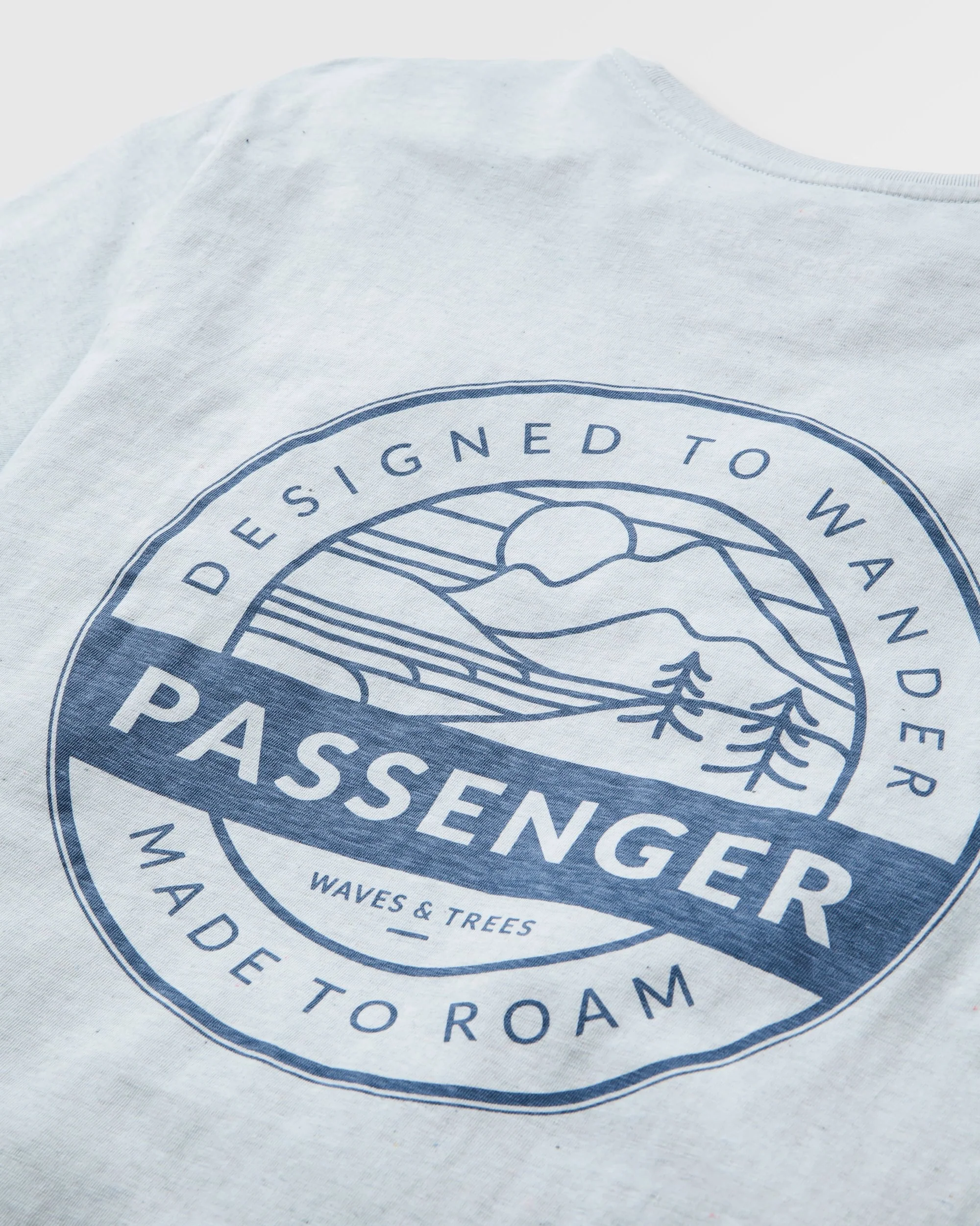 Odyssey Organic Cotton T-Shirt - Ice Blue - Image 6