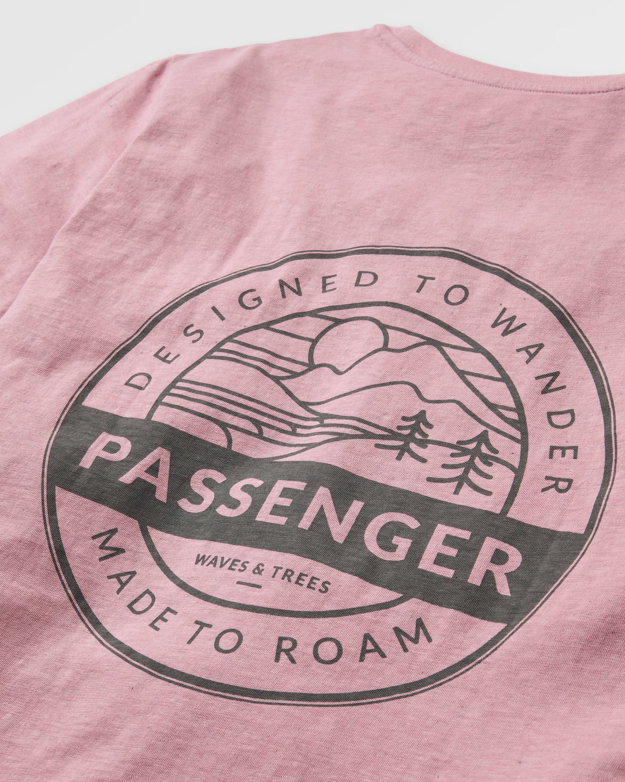 Odyssey Organic Cotton T-Shirt - Pink Haze - Image 6