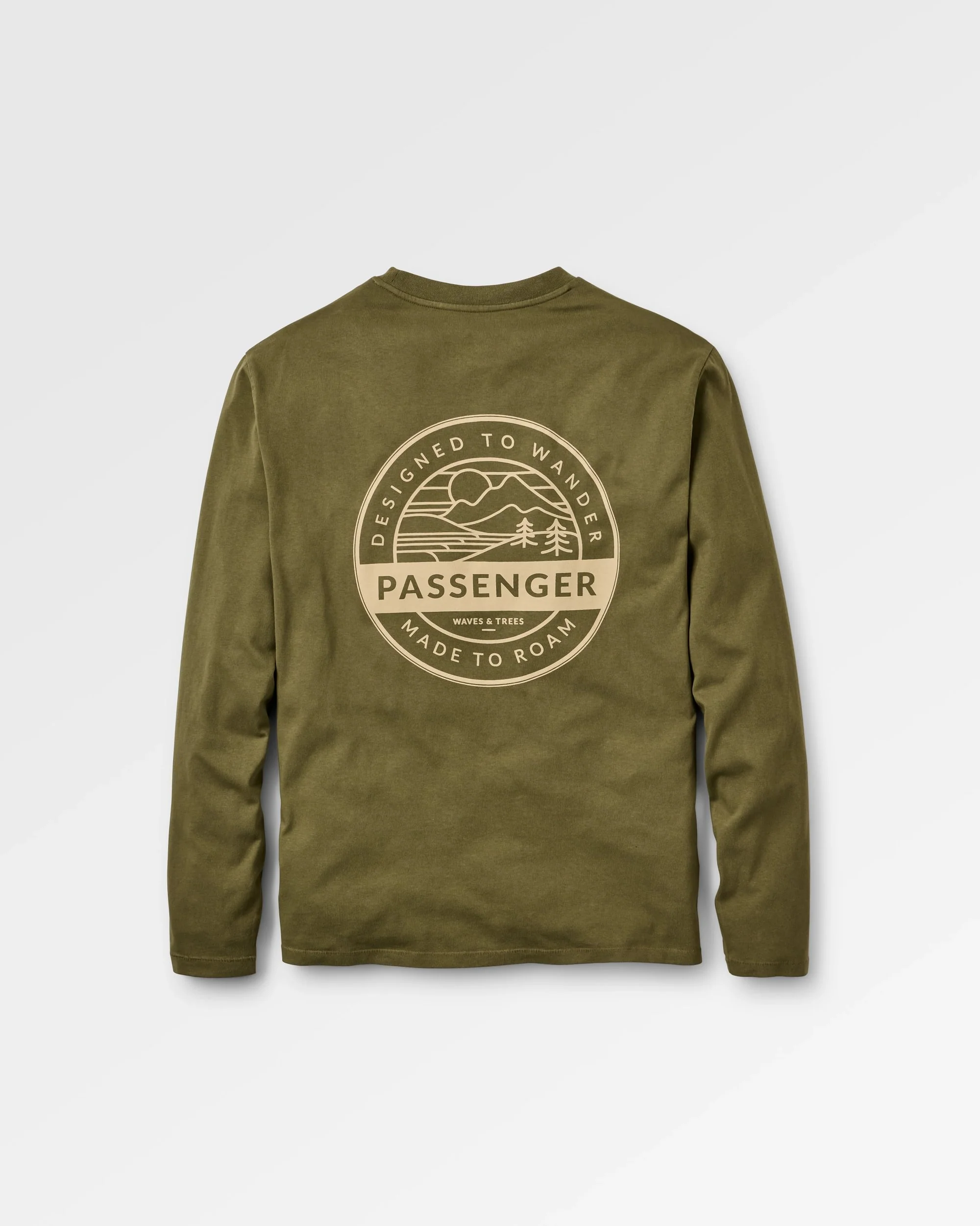 Odyssey LS T-Shirt - Dark Olive - Image 2