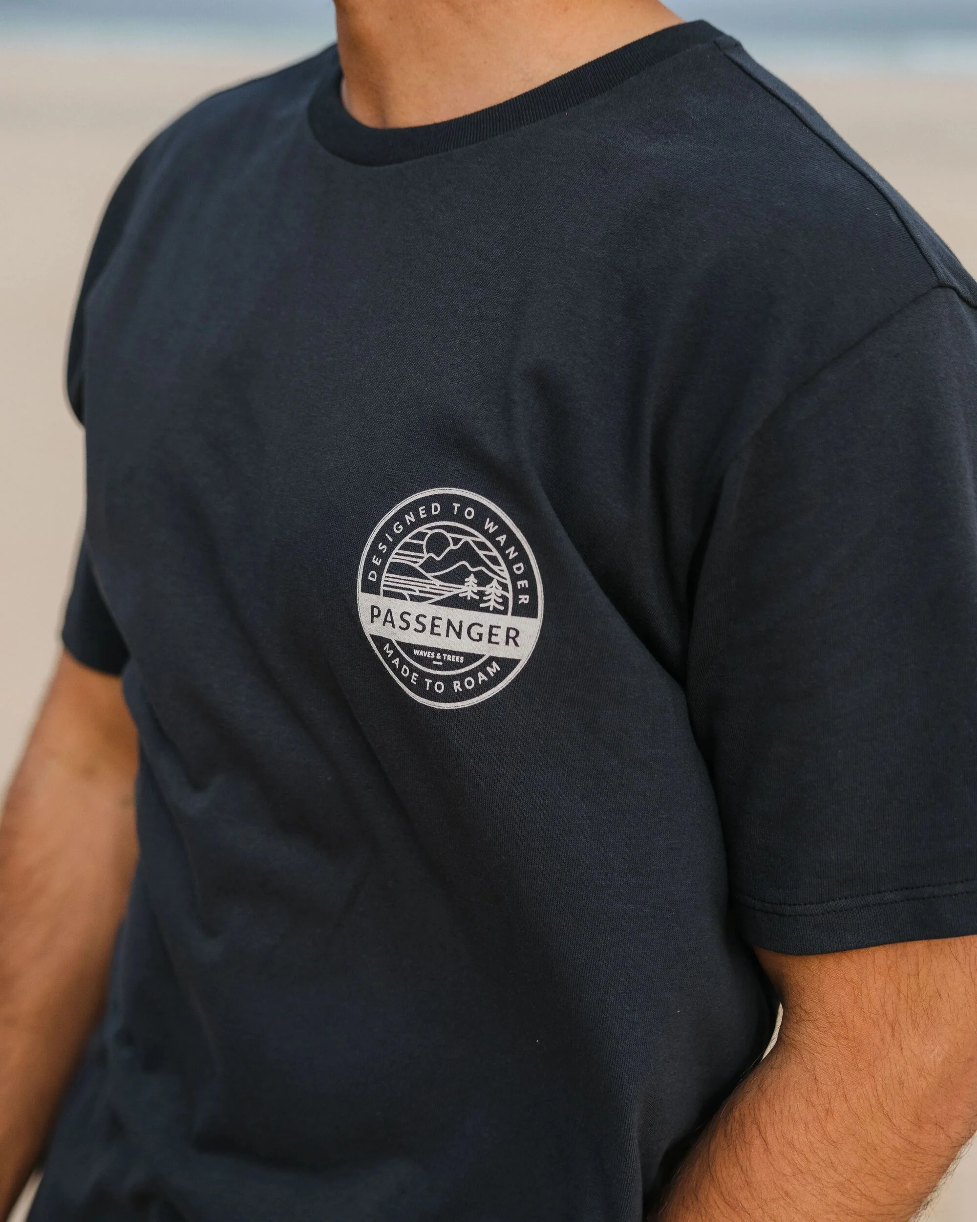 Odyssey Organic Cotton T-Shirt - Black - Image 5