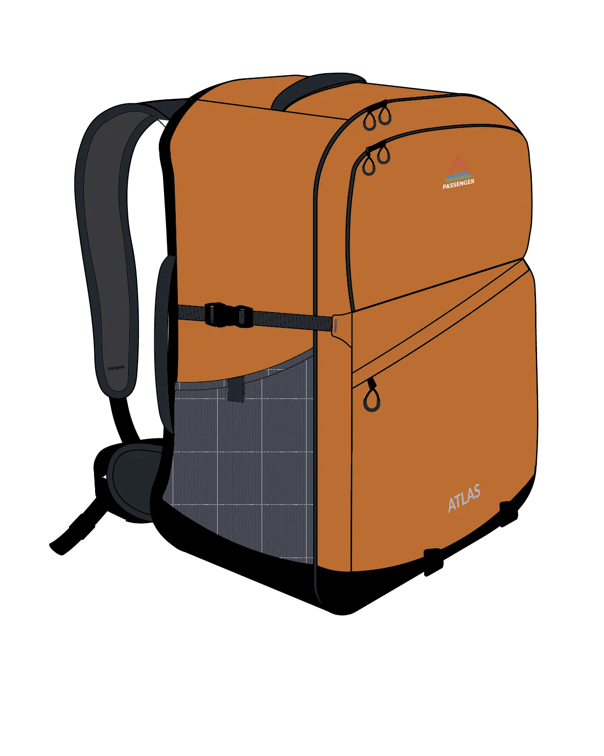 Odyssey Backpack Duffel - Sunrise Orange - Image 16