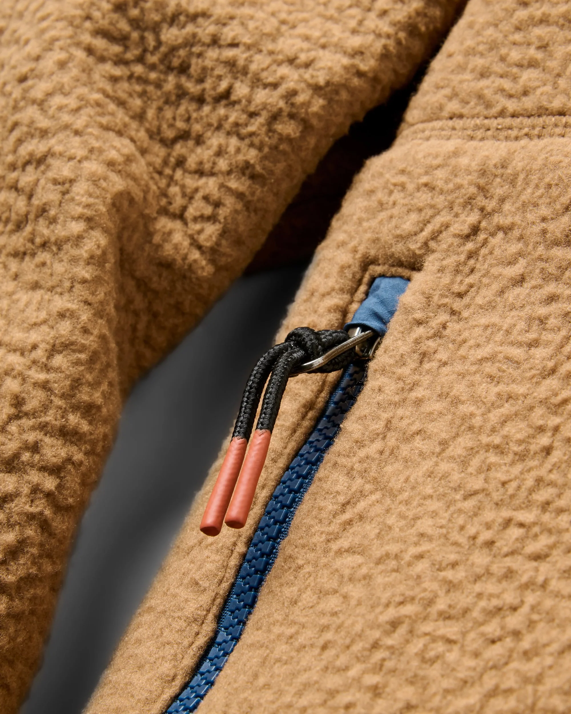 Offgrid Sherpa Crew Fleece - Caramel Brown - Image 4