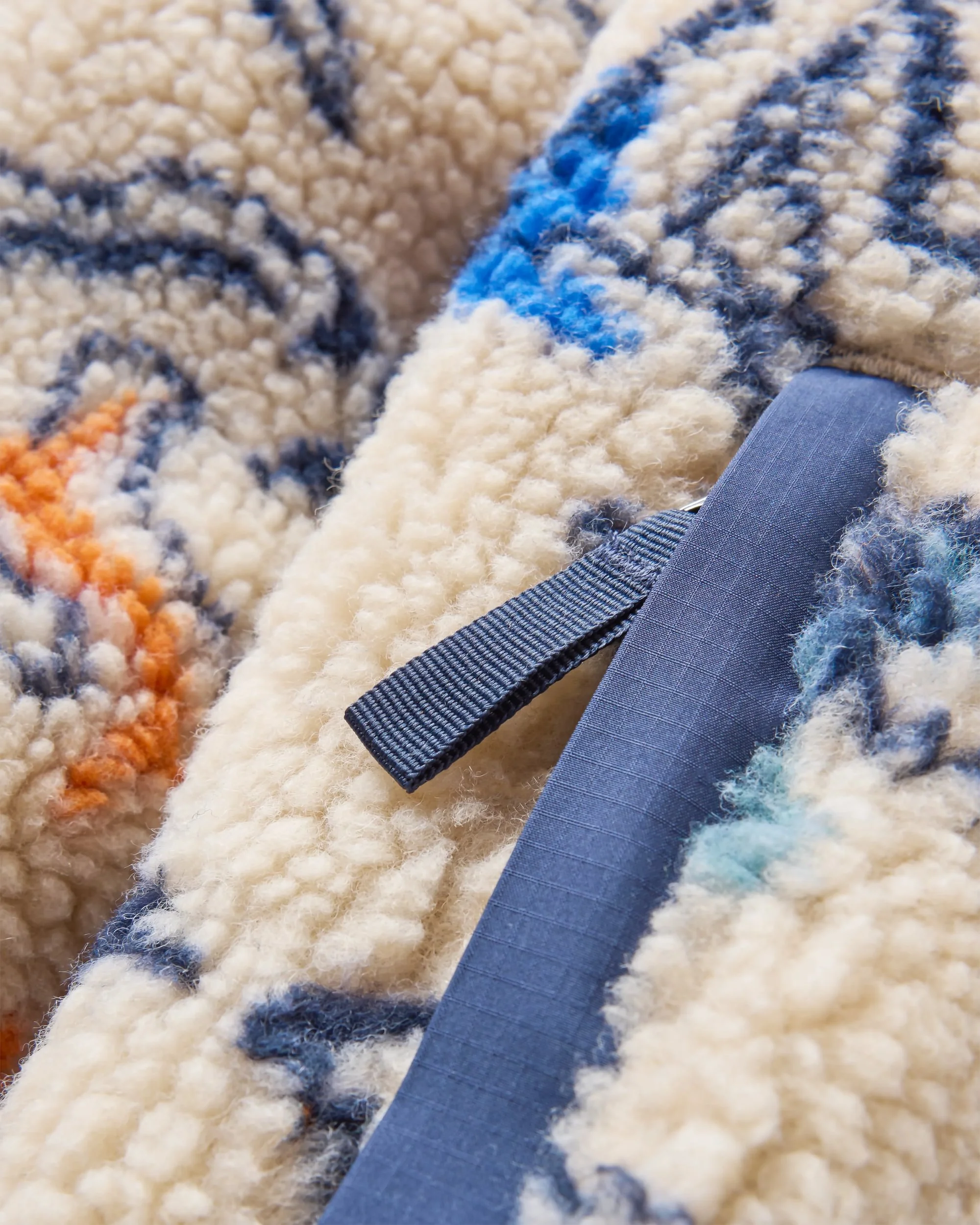 Offroad Sherpa 1/2 Zip Fleece - Abstract Strata Multi - Image 8
