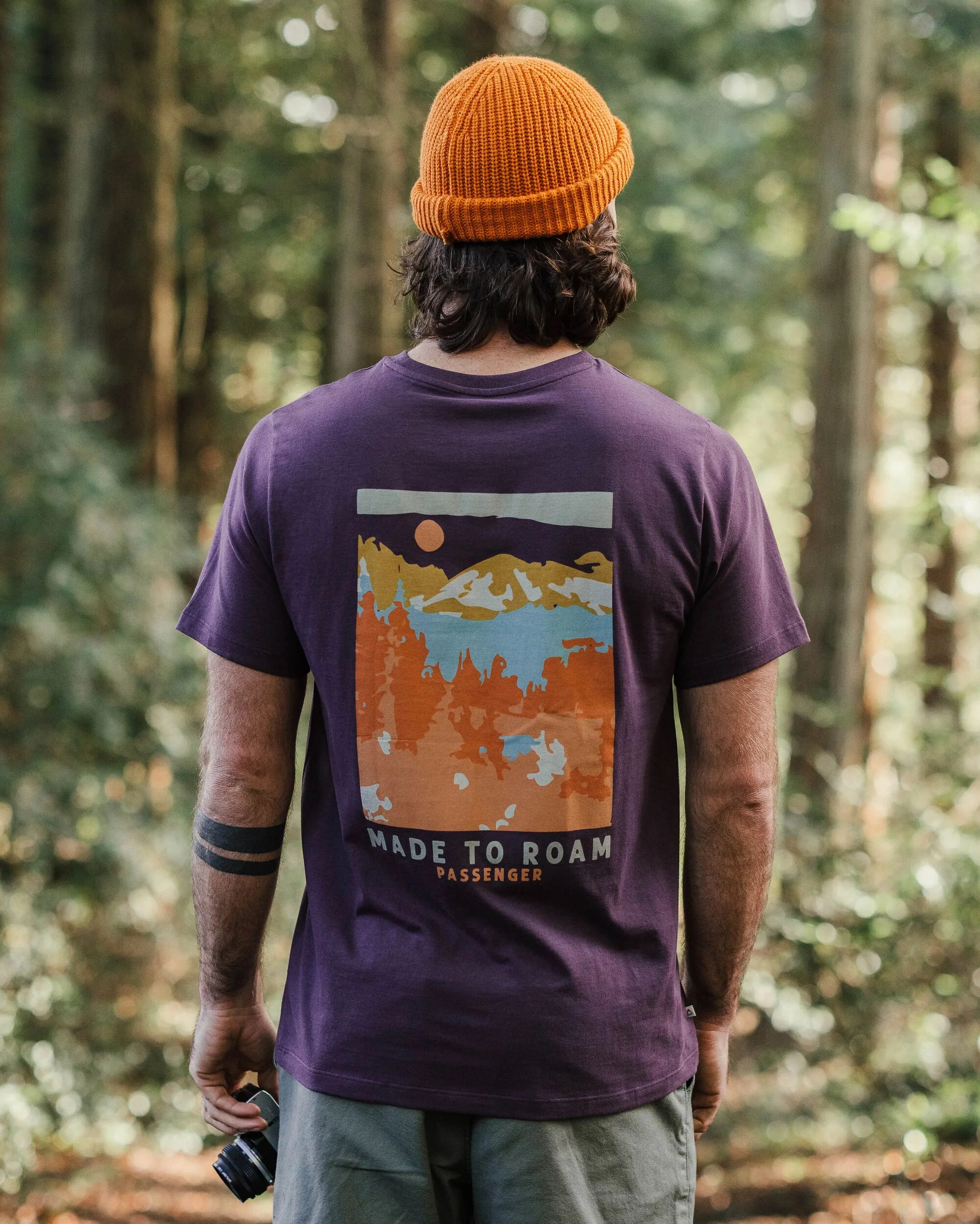 Open Road T-Shirt - Deep Plum
